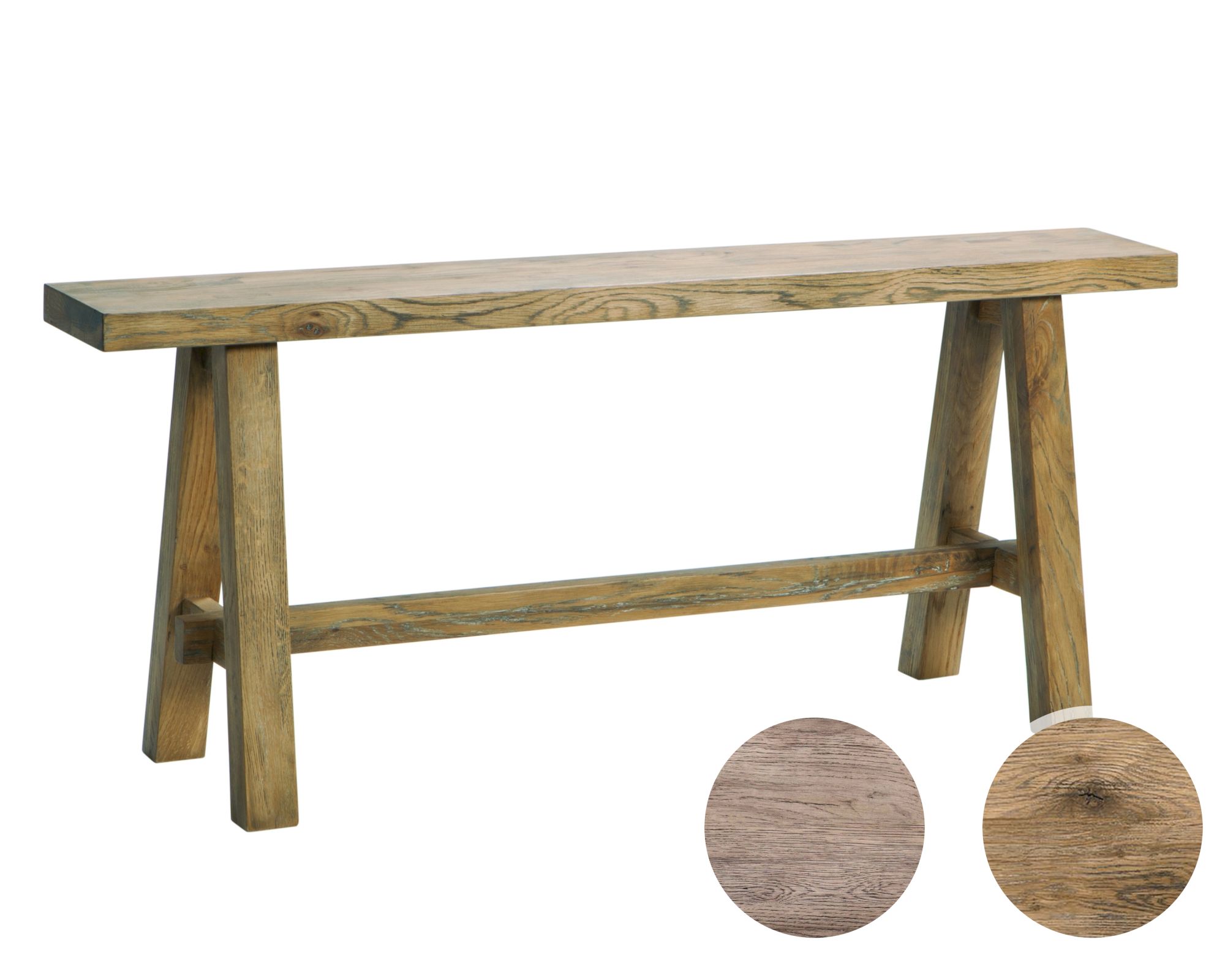 Hasena Oak-Vintage Bettbank Vecio Wildeiche natur