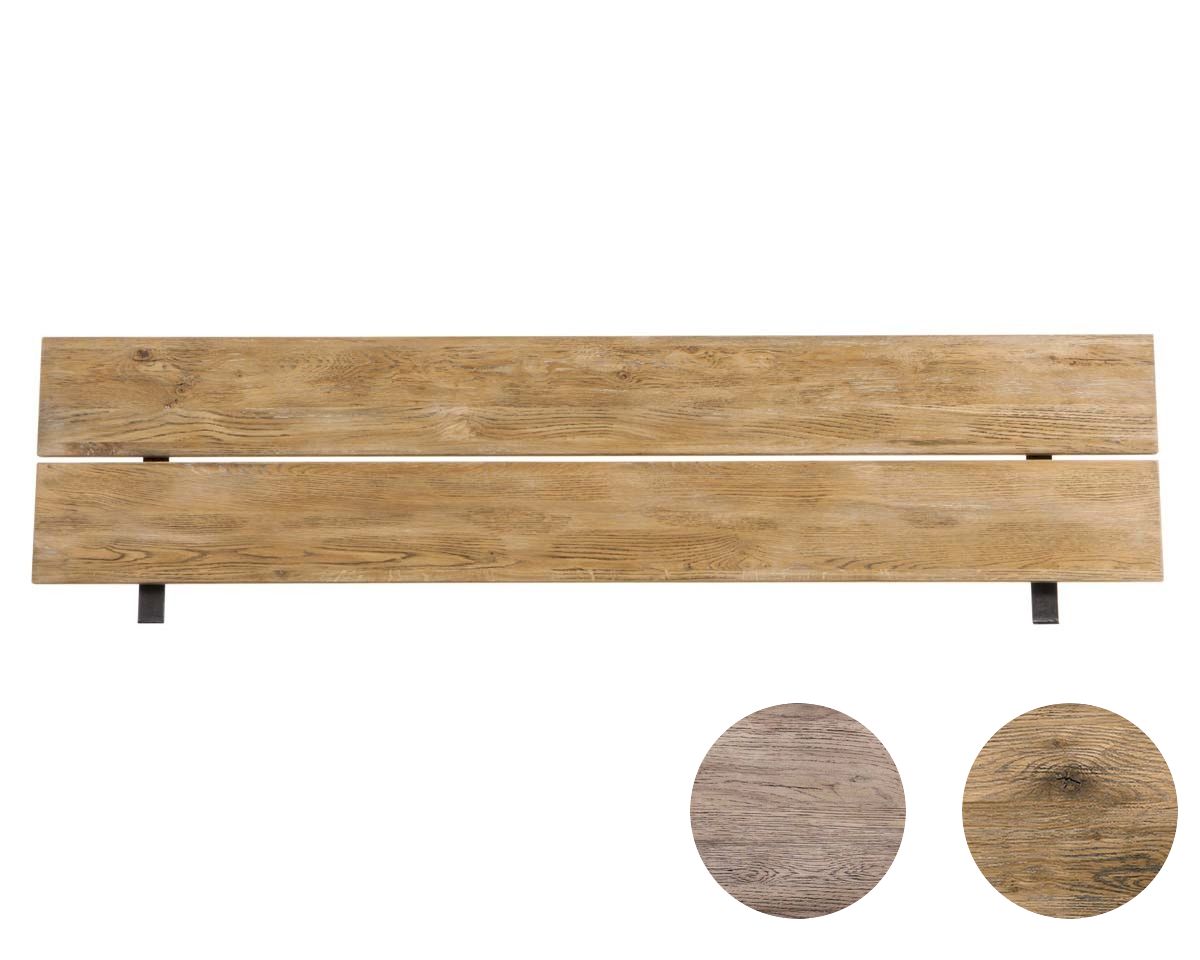 Hasena Oak-Vintage Kopfteil Alpa 180 cm / Wildeiche coffee, gebürstet, geölt