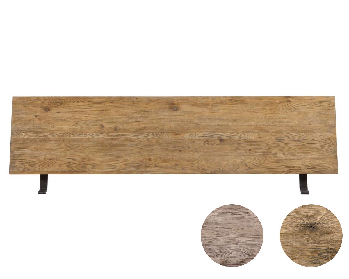 Hasena Oak-Vintage Kopfteil Sion 140 cm / Wildeiche vintage natur, geölt