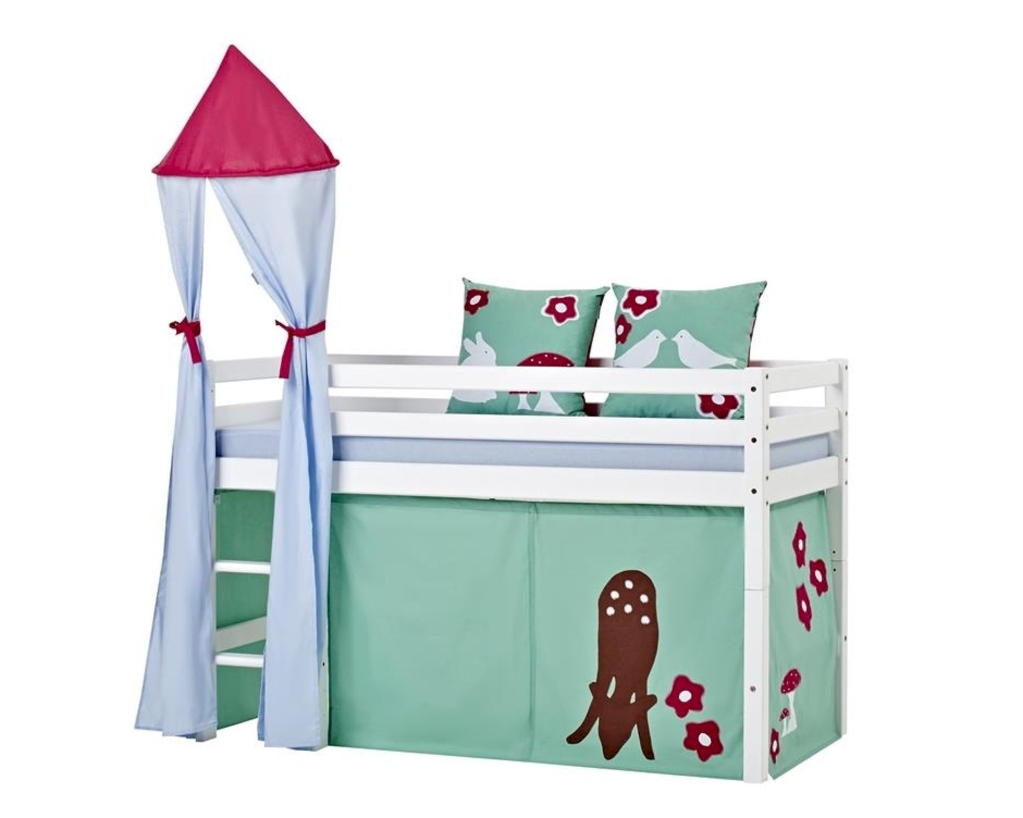 Hoppekids »ECO Dream« Hochbett mit Leiter Hochbett mit Leiter 177 cm