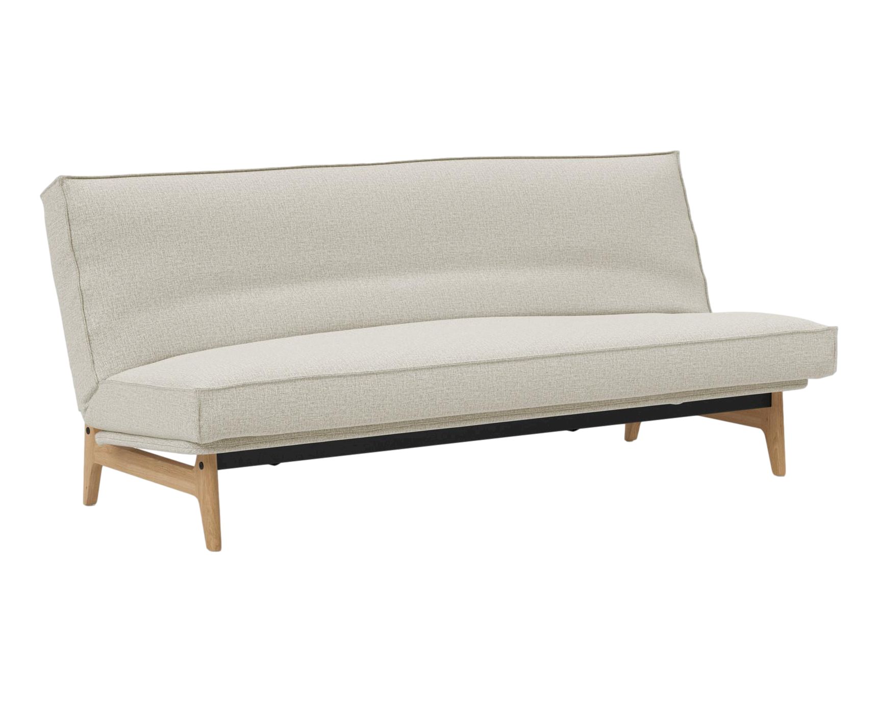 Innovation Aslak Multifunktionales Klappsofa 140x200 cm / 216 Grau / Spring / Sharp / ohne Bezug