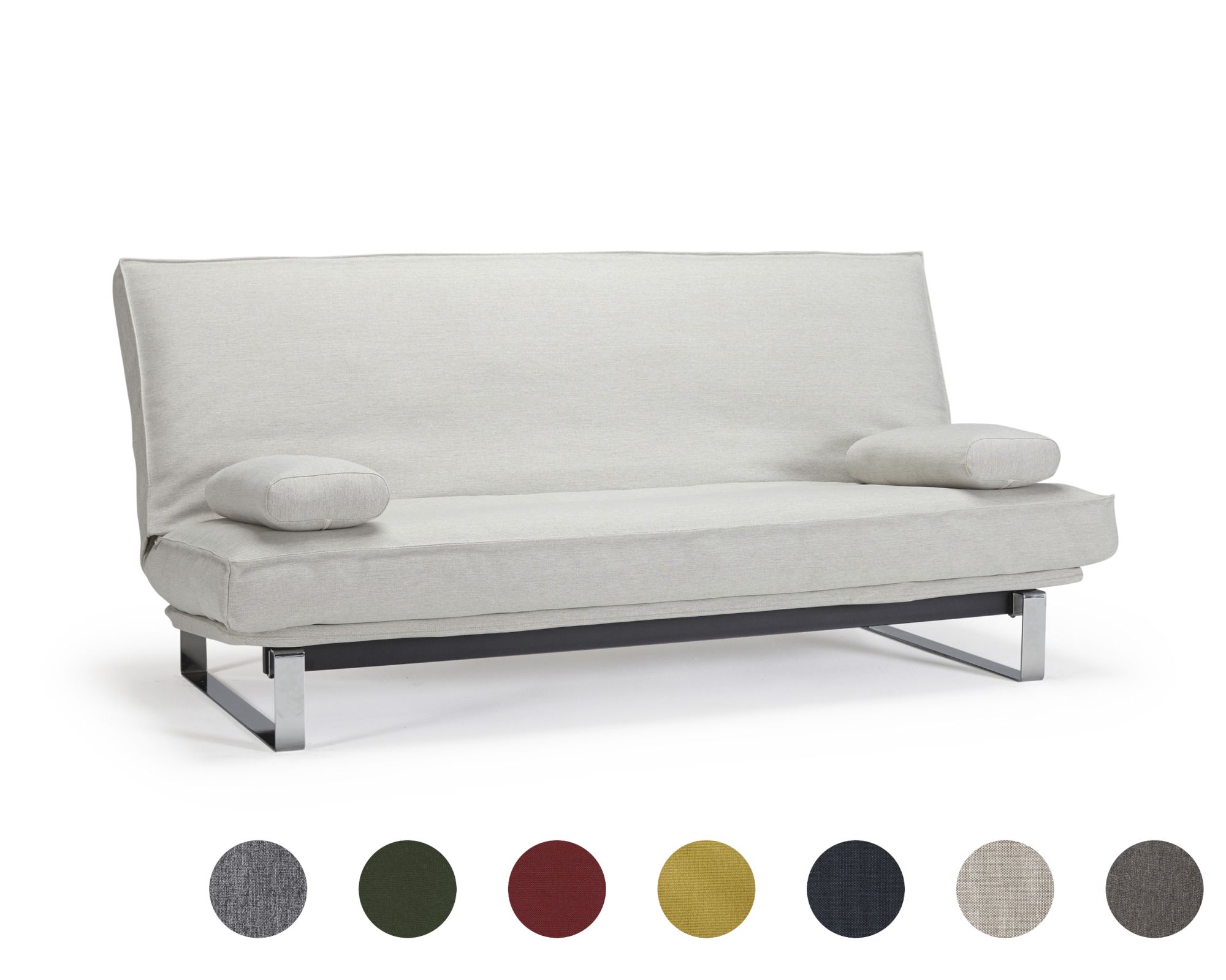 Innovation Minimum Multifunktionales Klappsofa 140x200 cm / 554 Senf / Latex / mit Bezug