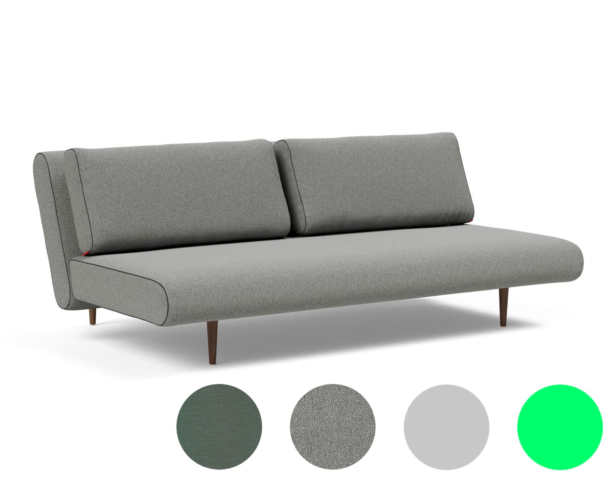 Innovation »Unfurl« Lounger Klappsofa 533 Bouclé Ash Grey