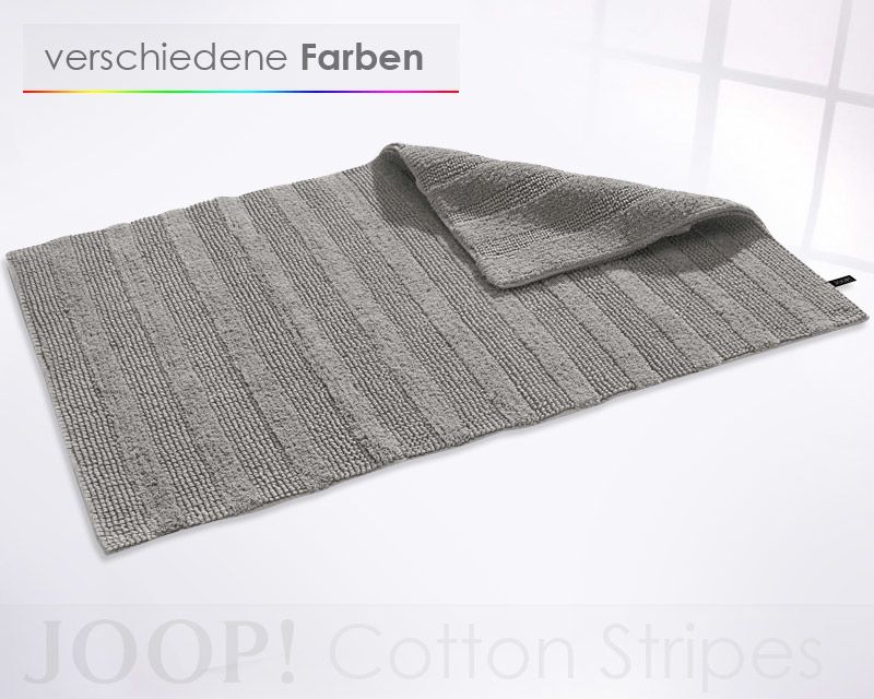 JOOP! 40 Cotton Stripes Badteppich – erhältlich in 3 Größen und 20 Farben