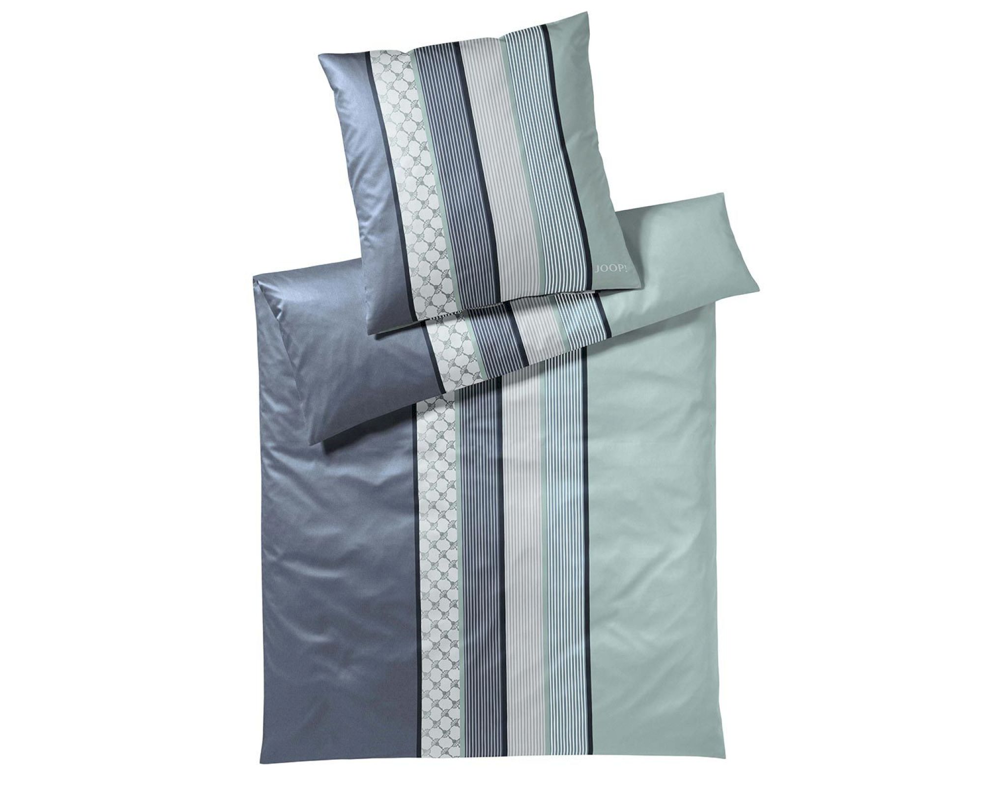 JOOP! »Cornflower Stripes« Deep Sea 4069-04 Kissen / 80x80 cm