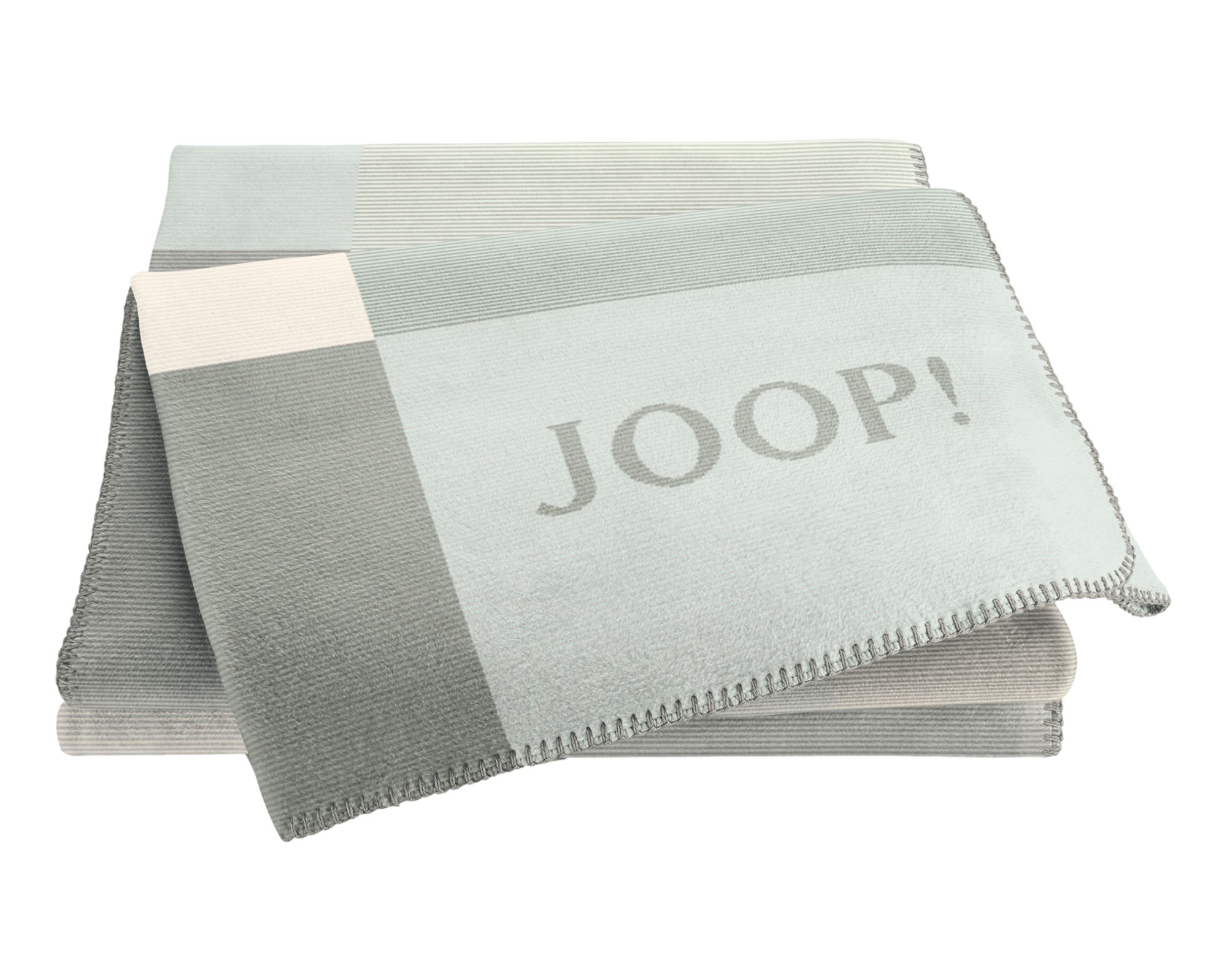 JOOP! »Mosaic« Wohndecke jade-graphit 150x200 cm