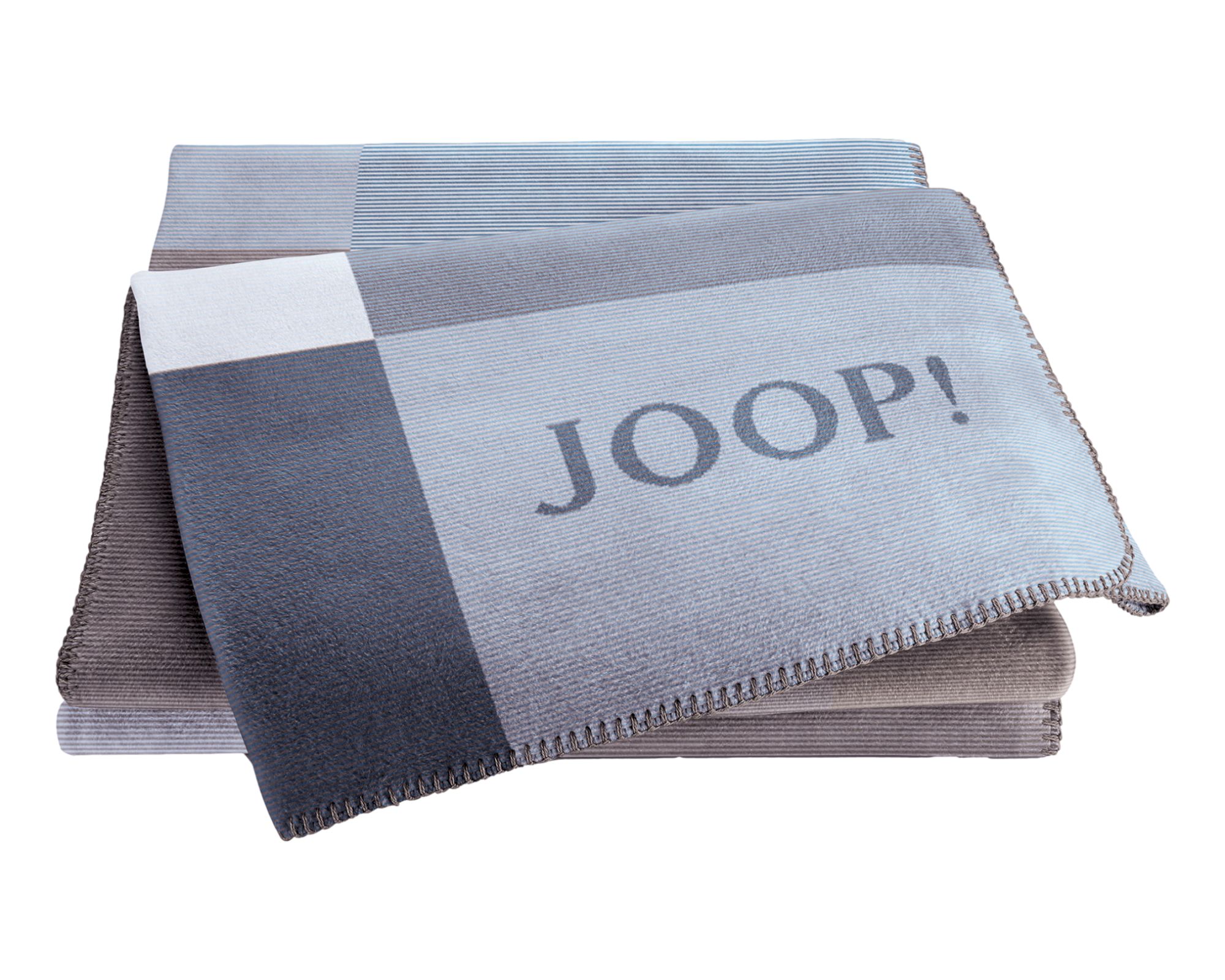 JOOP! »Mosaic« Wohndecke jeans-graphit 150x200 cm