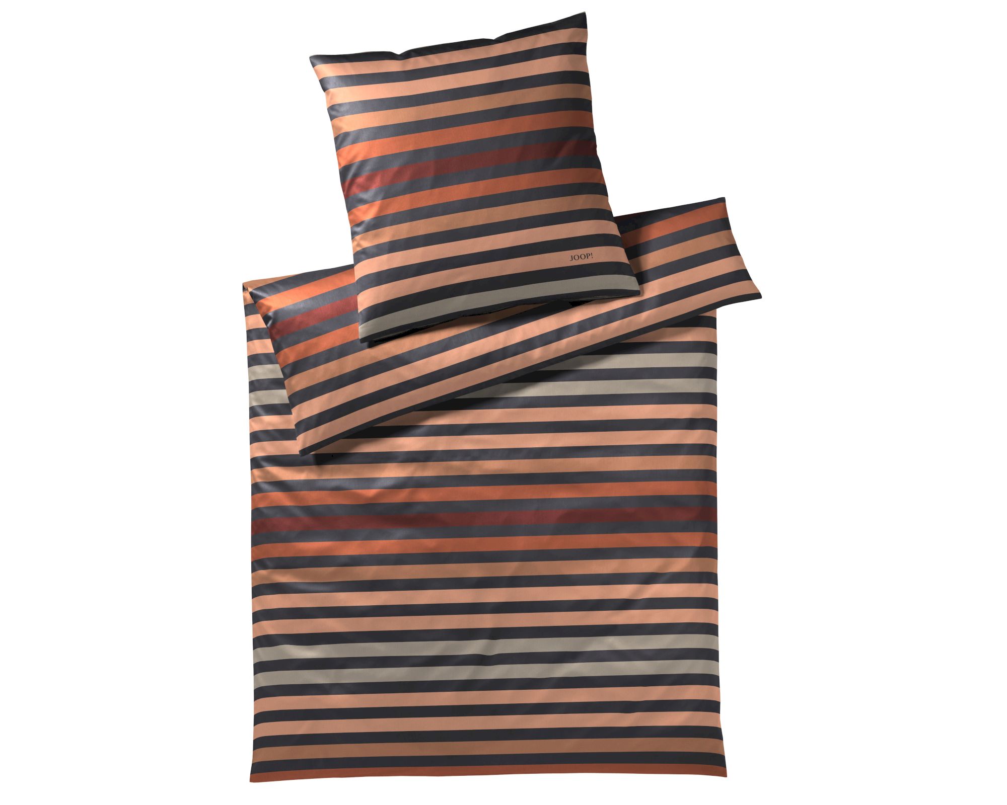 JOOP! »Tone« Copper 4103-08 Bettwäsche / 200x220 cm / 2x 80x80 cm