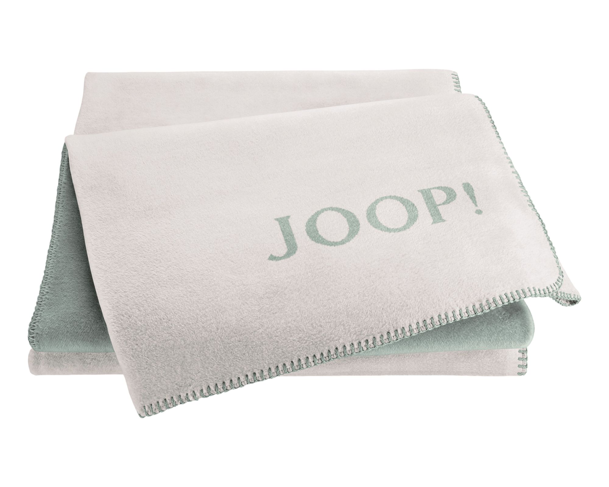 JOOP! »Uni-Doubleface« Wohndecke sand-jade 150x200 cm