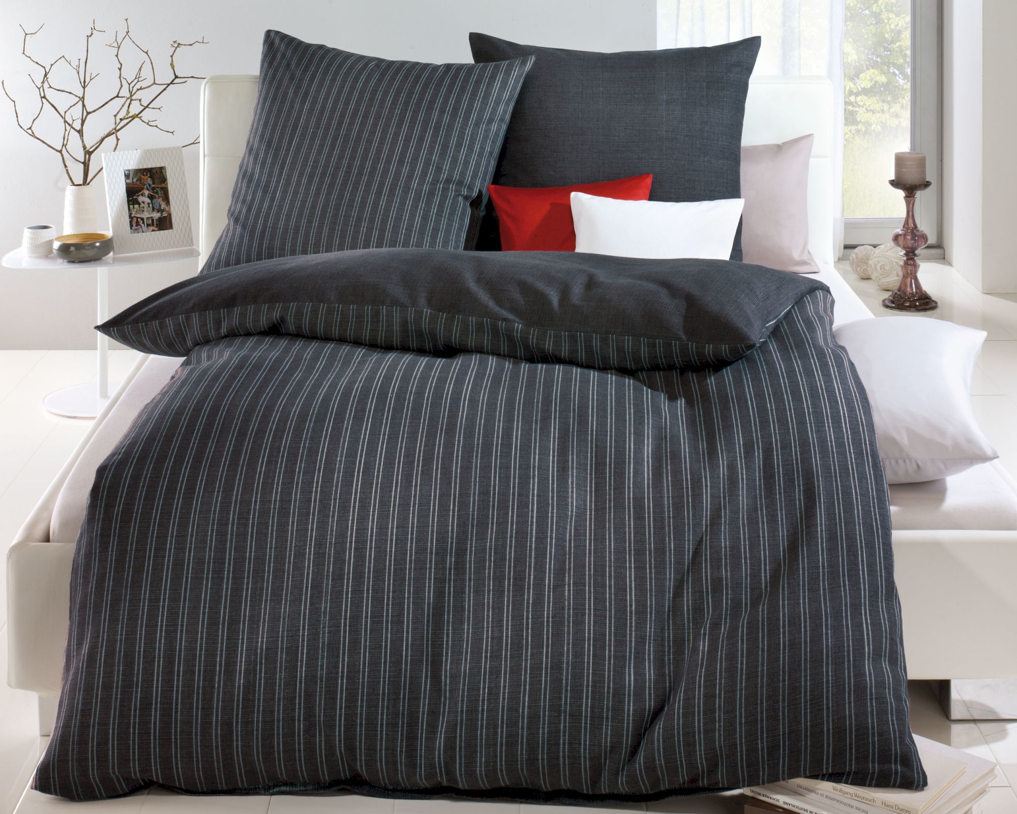 Kaeppel Mako-Satin Bettwäsche Eternity Combo 326/679 135x200 cm / 80x80 cm