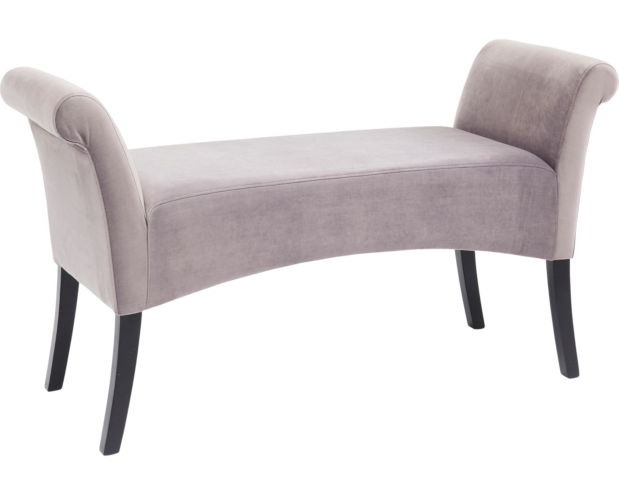 Kare Design »Motley« Bank Velvet Silvergrey 62x107x38 cm