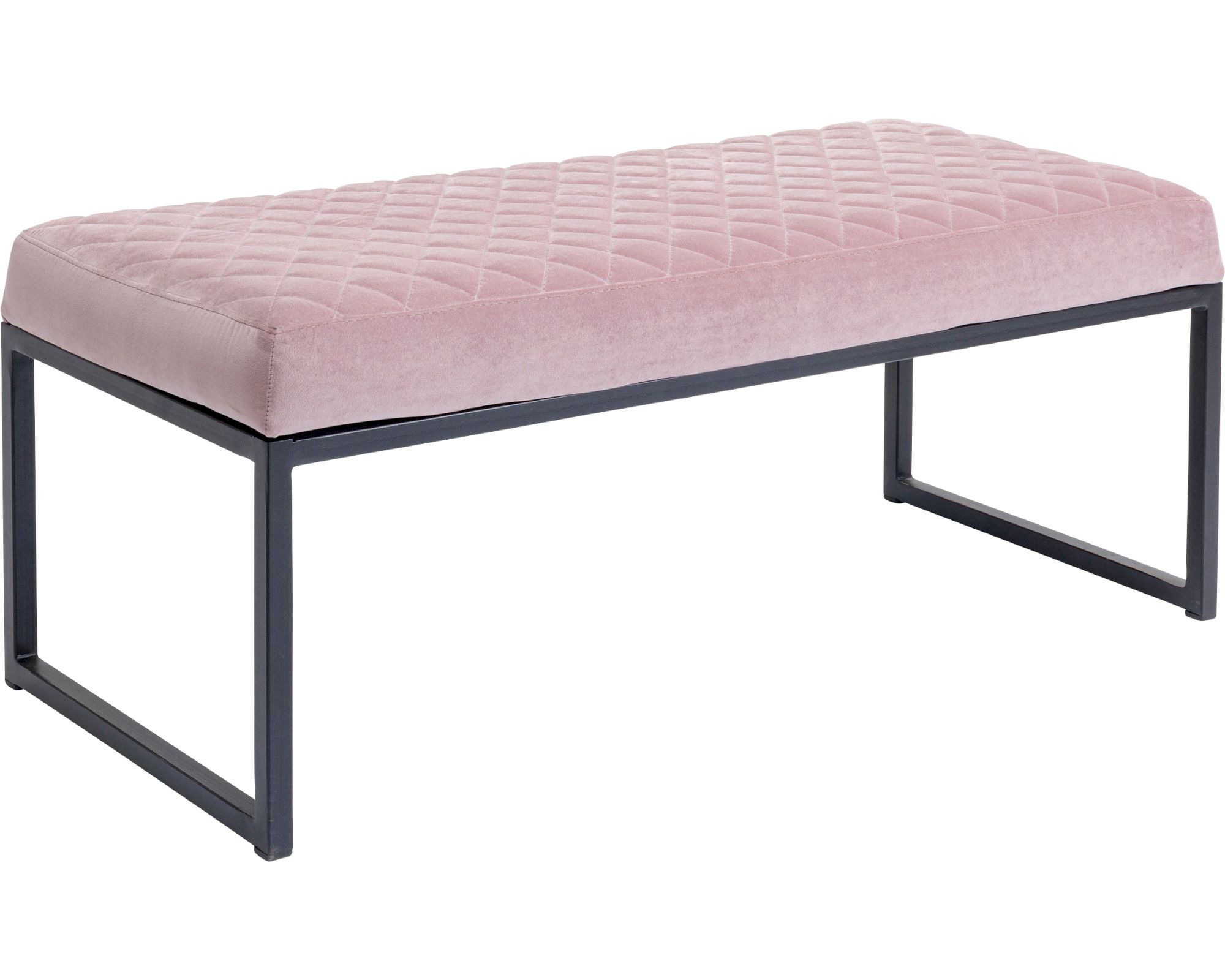 Kare Design »Smart« Bank Velvet Rosa 40x90x40 cm
