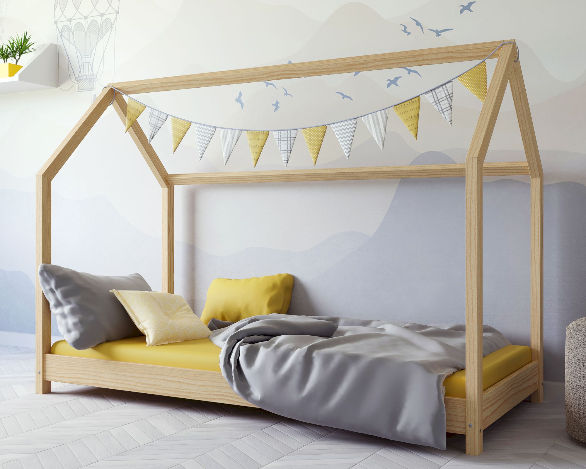 KocotKids »Bella« Kinderbett natur 80x180 cm