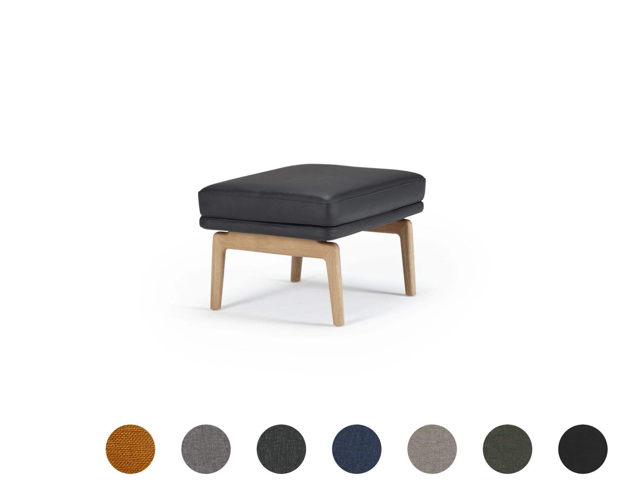 Kragelund »Egsmark« Hocker Stoff 249 Grau