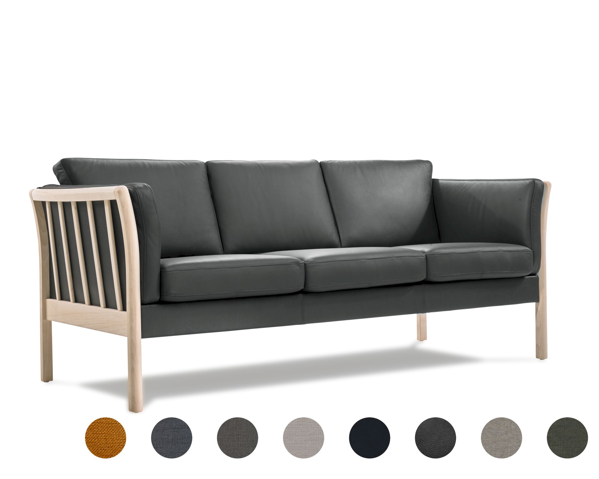 Kragelund »Torup« Couch 3-Sitzer / Stoff 244 Sand