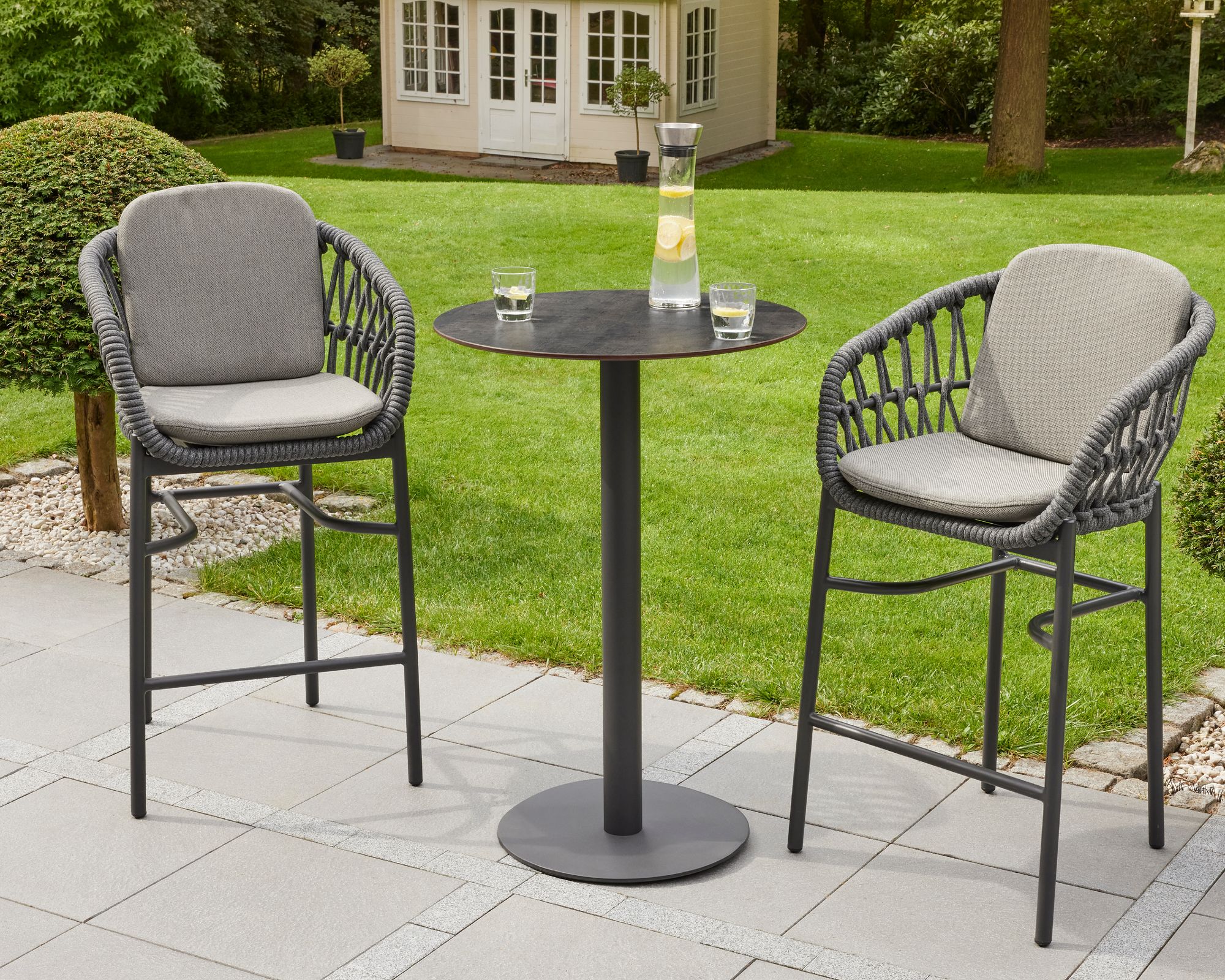 La Casa »Bari« Outdoor Barstuhl 60x108,5x63 cm