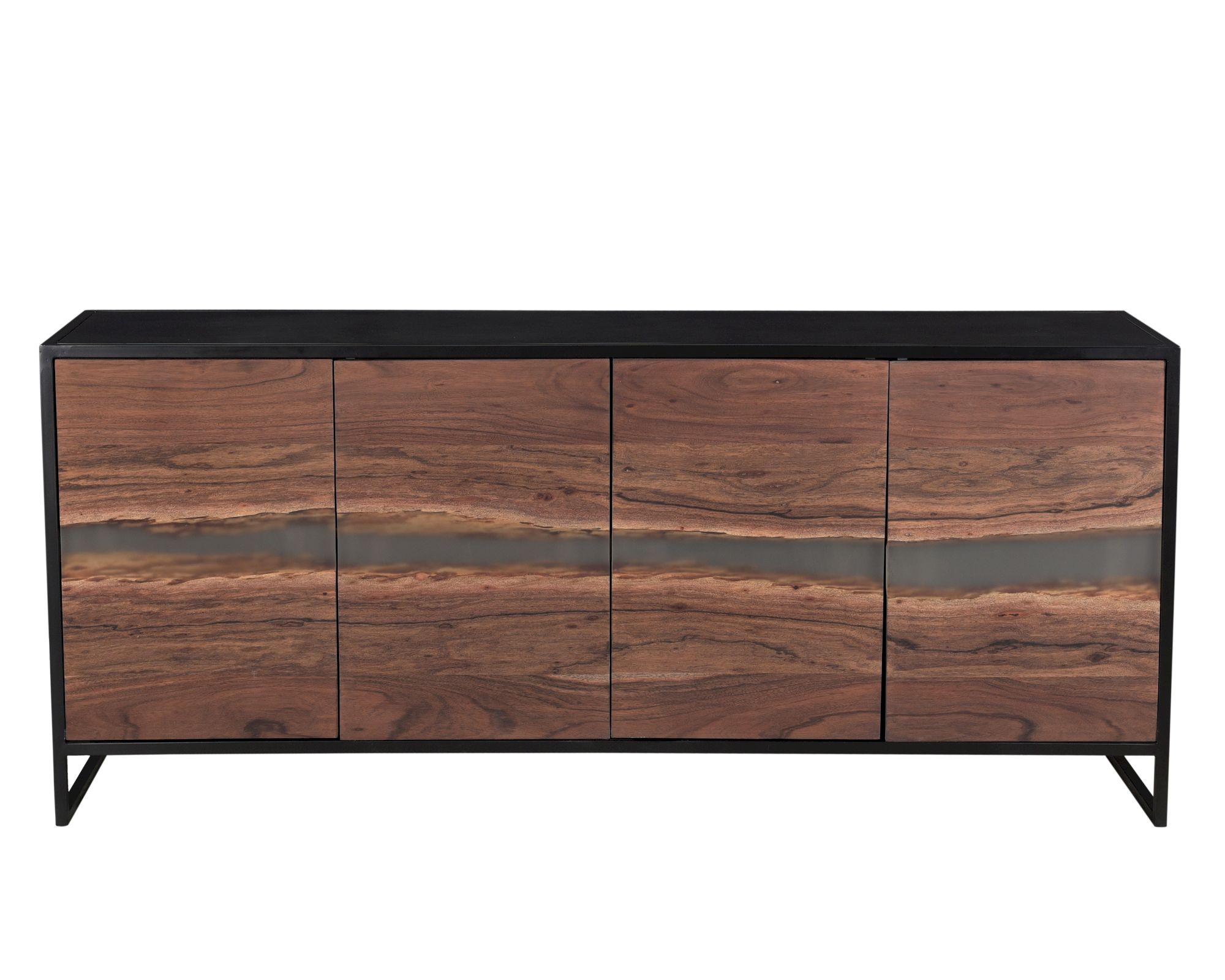 MassivHolz »Core« Epoxidharz Akazien-Sideboard 175x76x46 cm