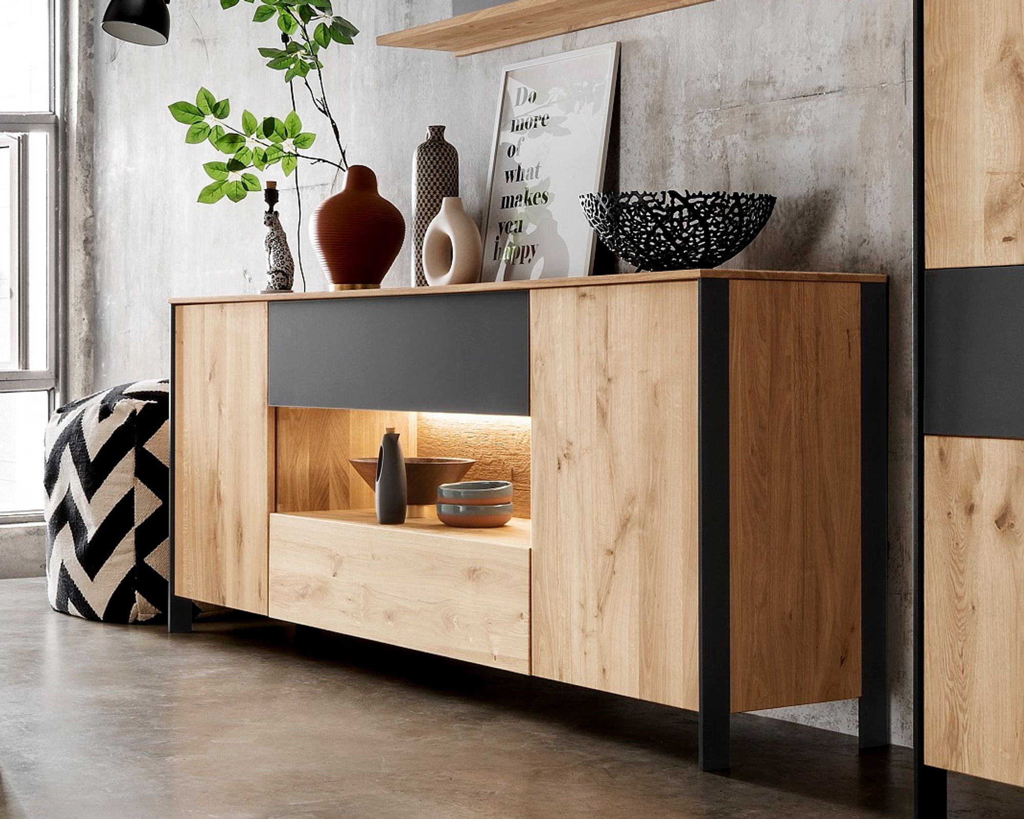 Massivholz »Boston« Sideboard – erhältlich in 1 Größen