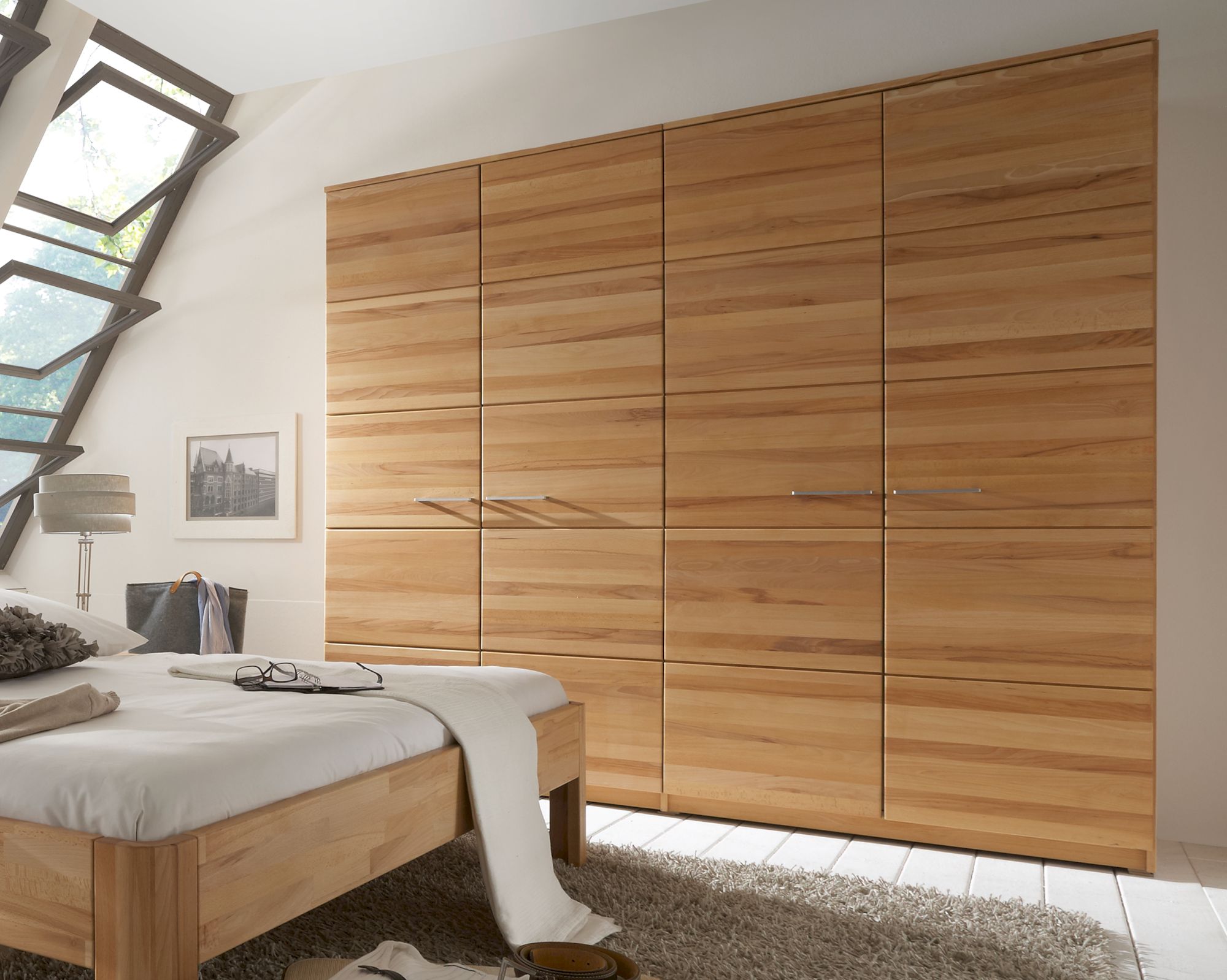 Massivholz »Choice« Kleiderschrank II B 96 cm / 2-türig / Kernbuche