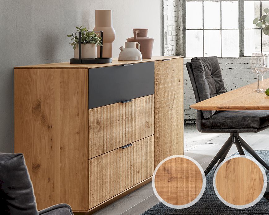 Massivholz »Lugano« Sideboard Glatt
