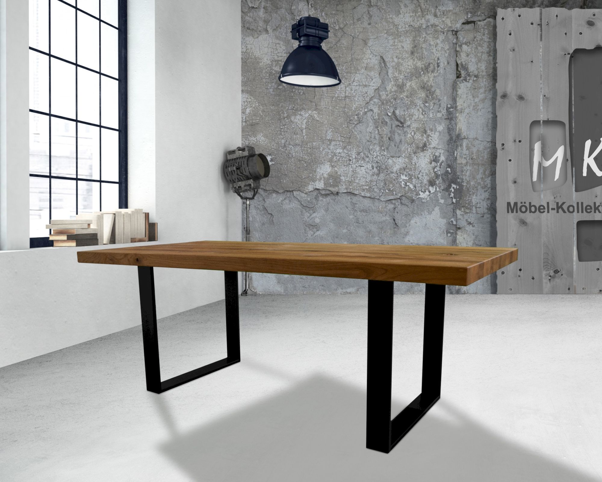 Massivholz »Oskar« Wildeiche Esstisch 220x100 cm