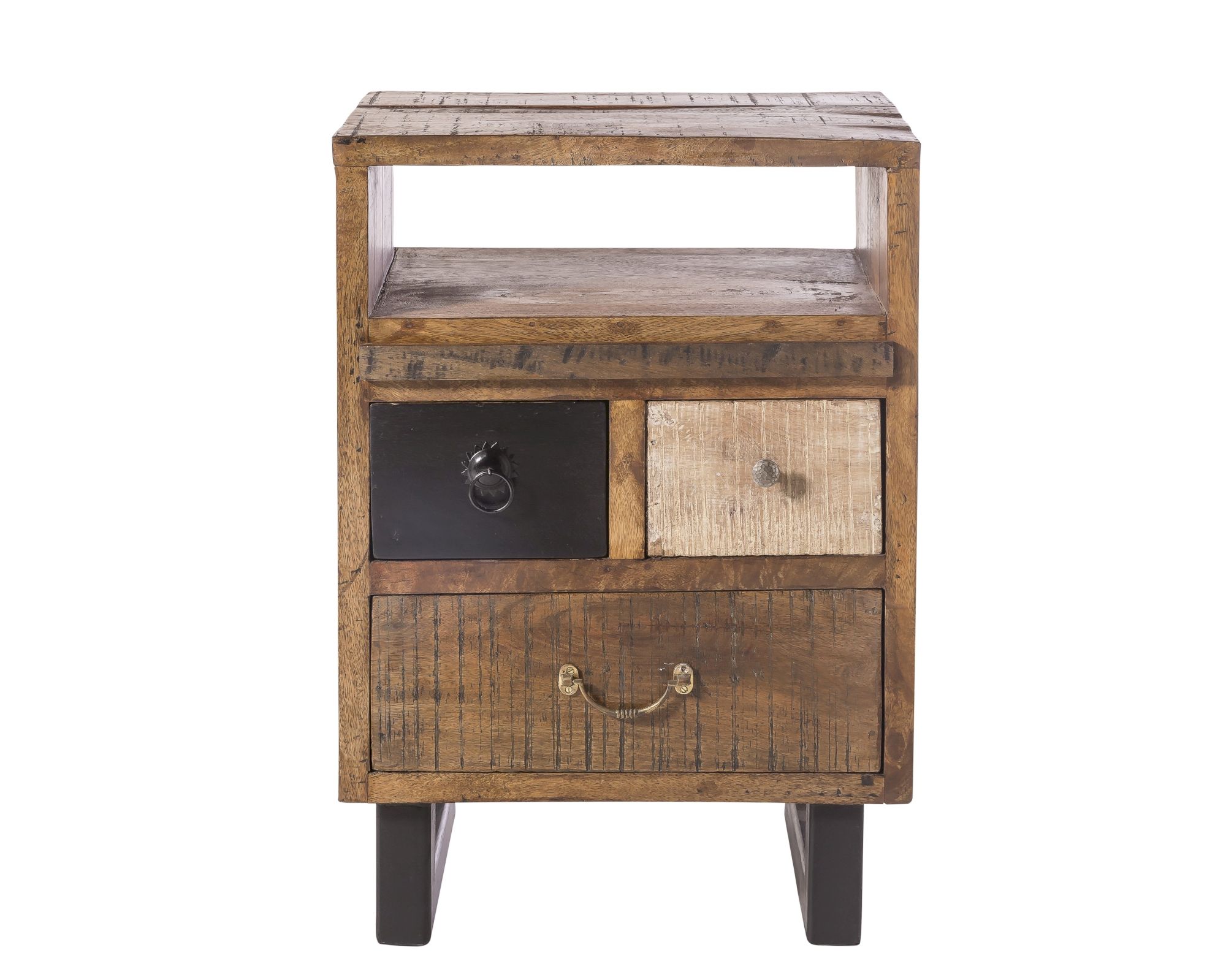 Massivholz »Priya« Unikat Kommode - 3 Schubladen 13003 - Kommode