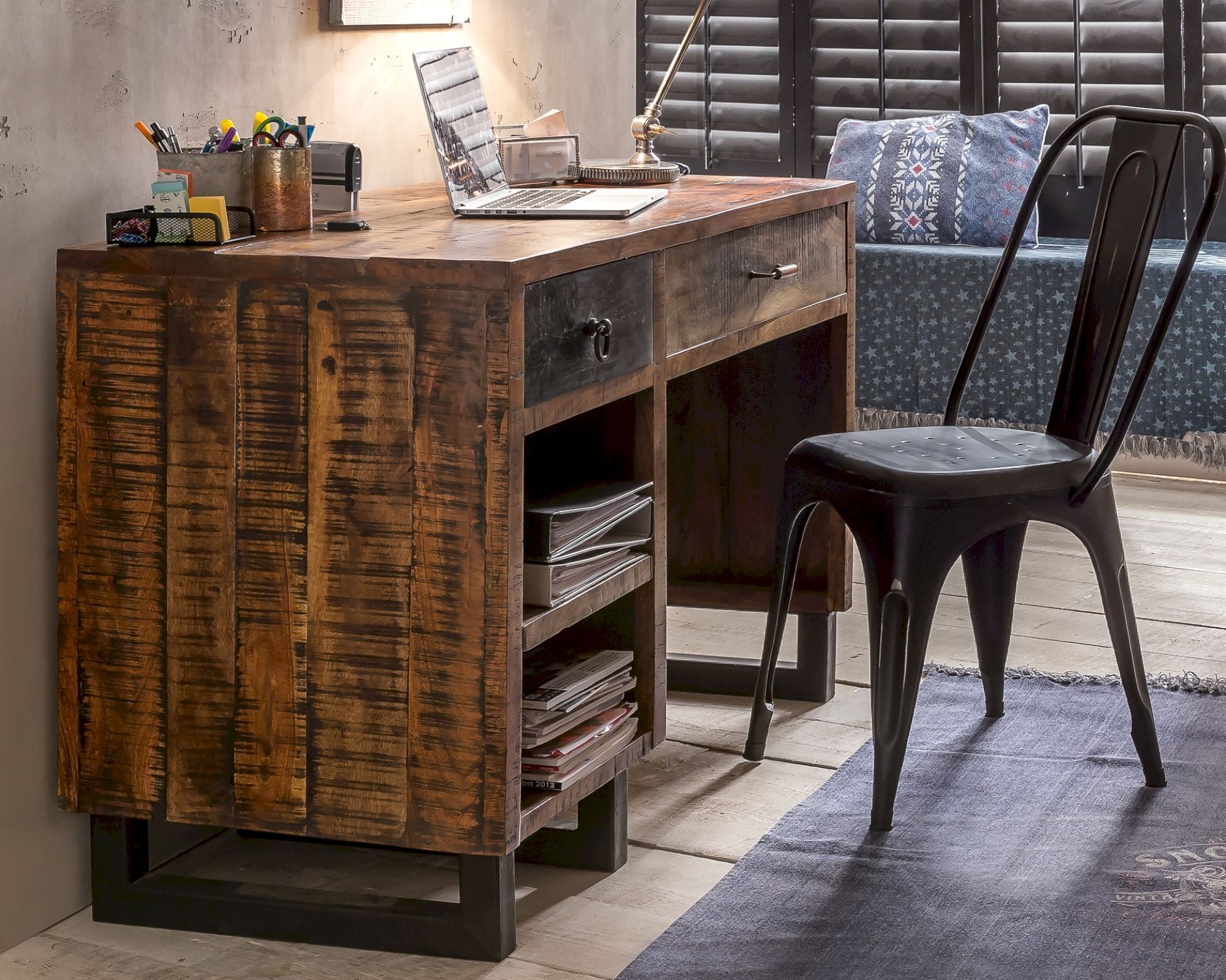 Massivholz »Priya« Unikat Schreibtisch 13001 Schreibtisch