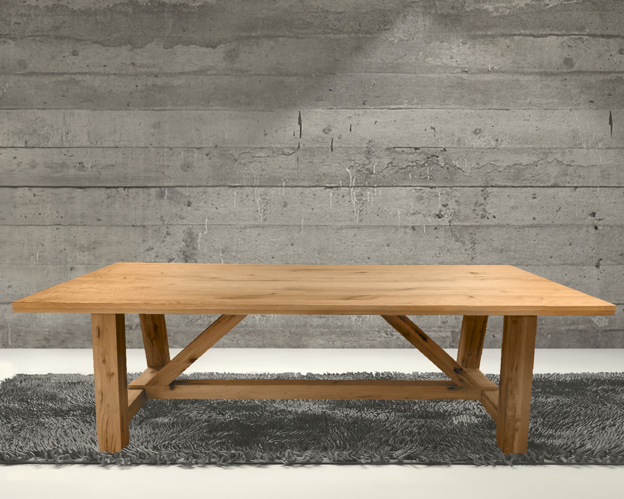 Massivholz »Rustic-Max« Esstisch 200x100 cm
