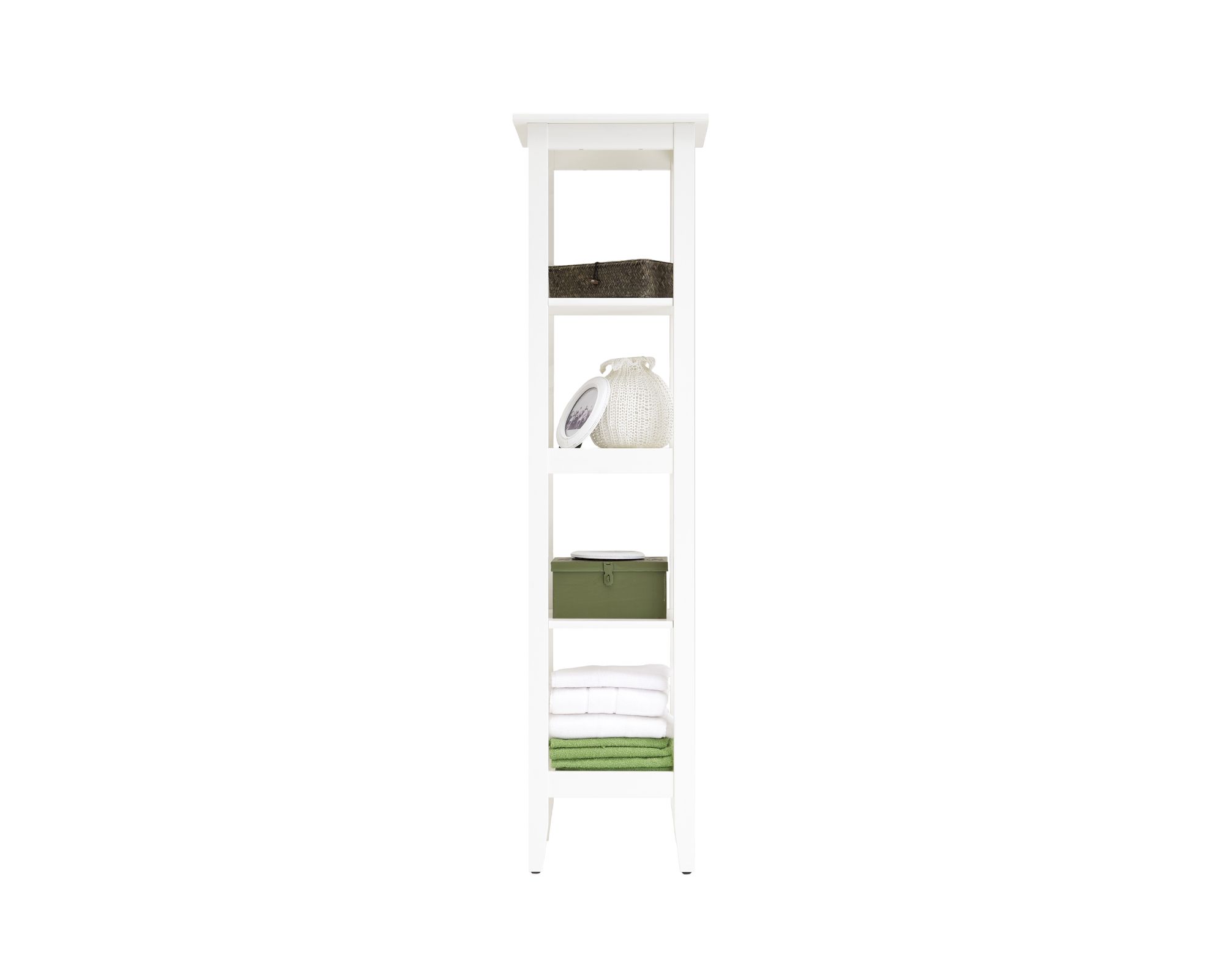 Massivholz »Splash« Badezimmer Regal gross laugenfarbig