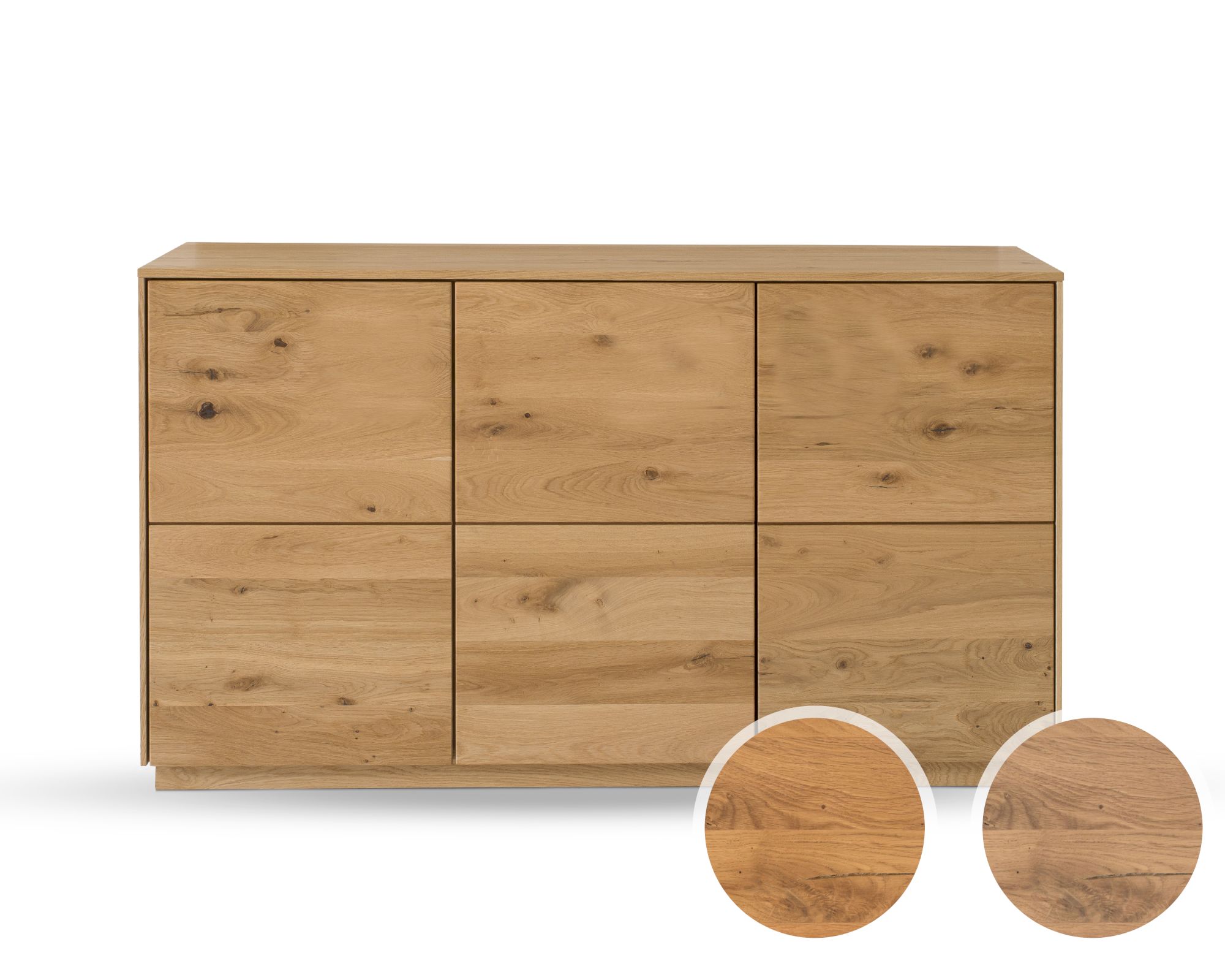 Massivholz »St. Gallen« Sideboard klein bianco geölt