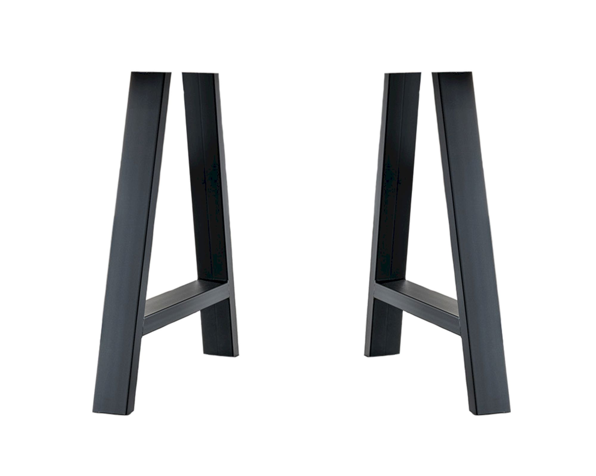 Massivholz »Tabula Rasa« Untergestell V-förmig Natur / 80 x 73 x 8 cm