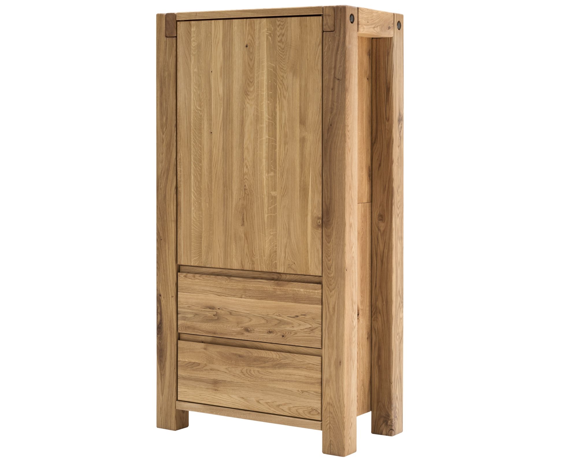 Massivholz »Woodstock« Kommode mit 2 Türen und 3 Schubladen / B 200 x H 90 x T 45 cm