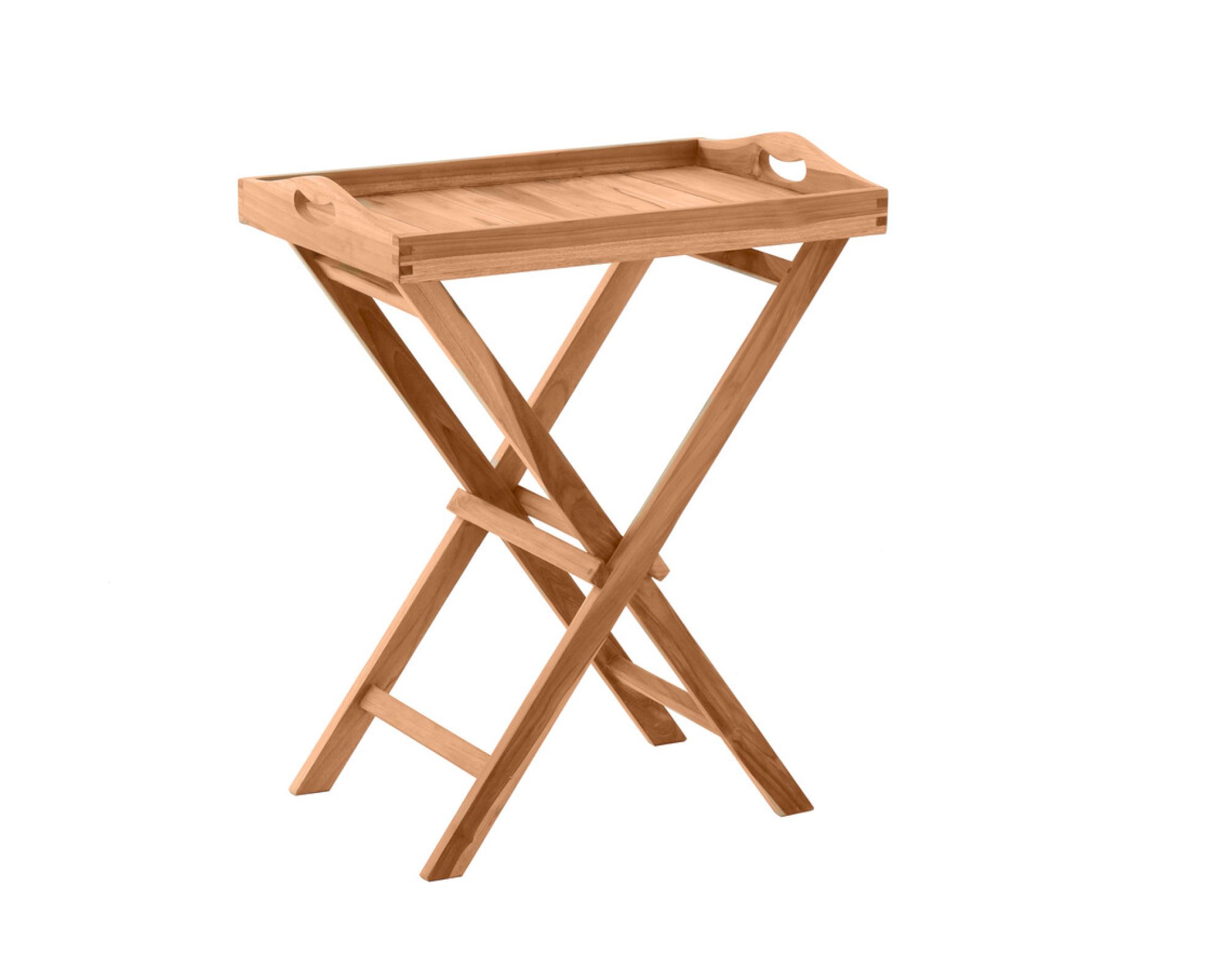 Möbilia »Chia« Serviertisch Teakholz / 60 x 40 cm
