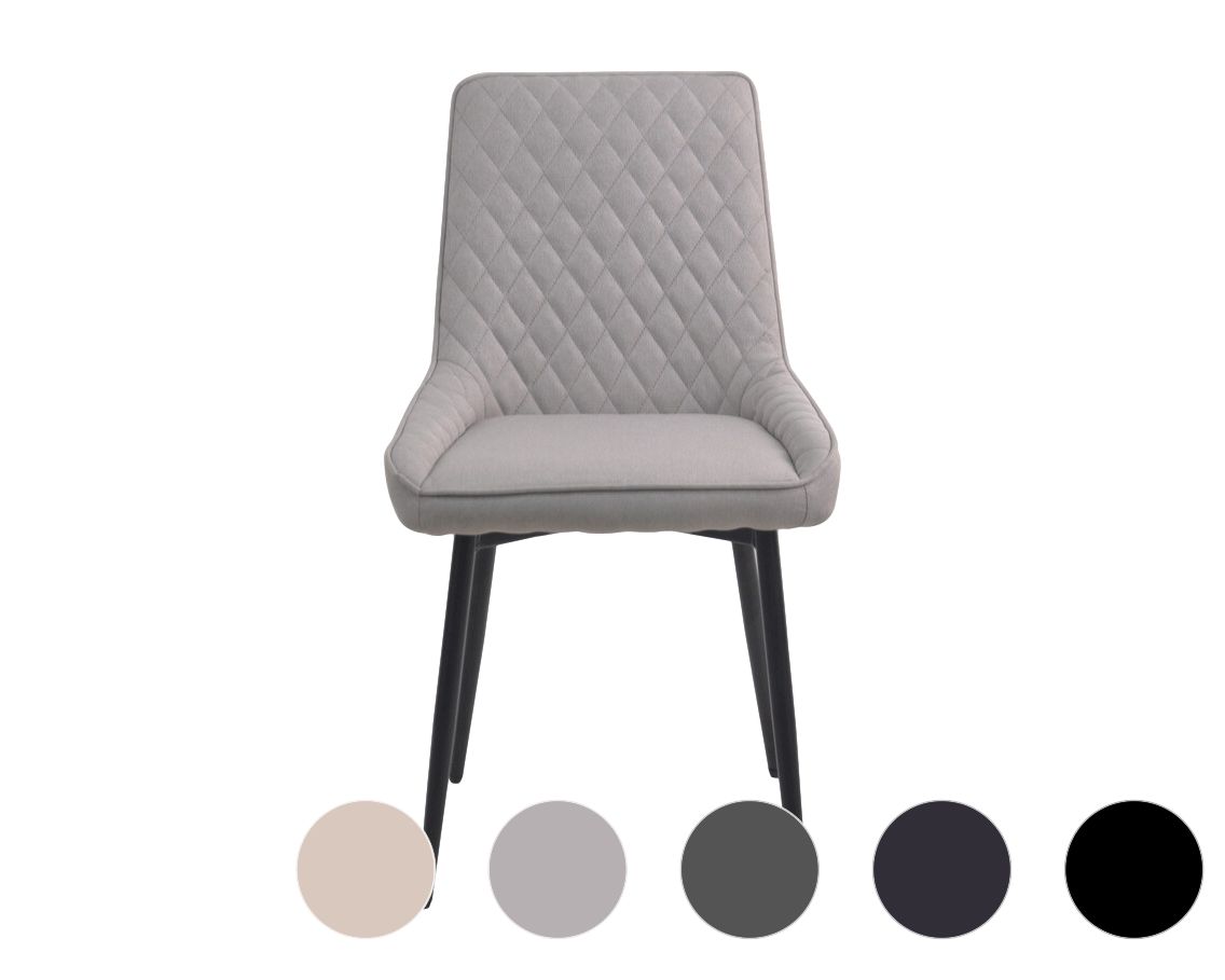 Möbilia »Moira« Stuhl 2er-Set beige