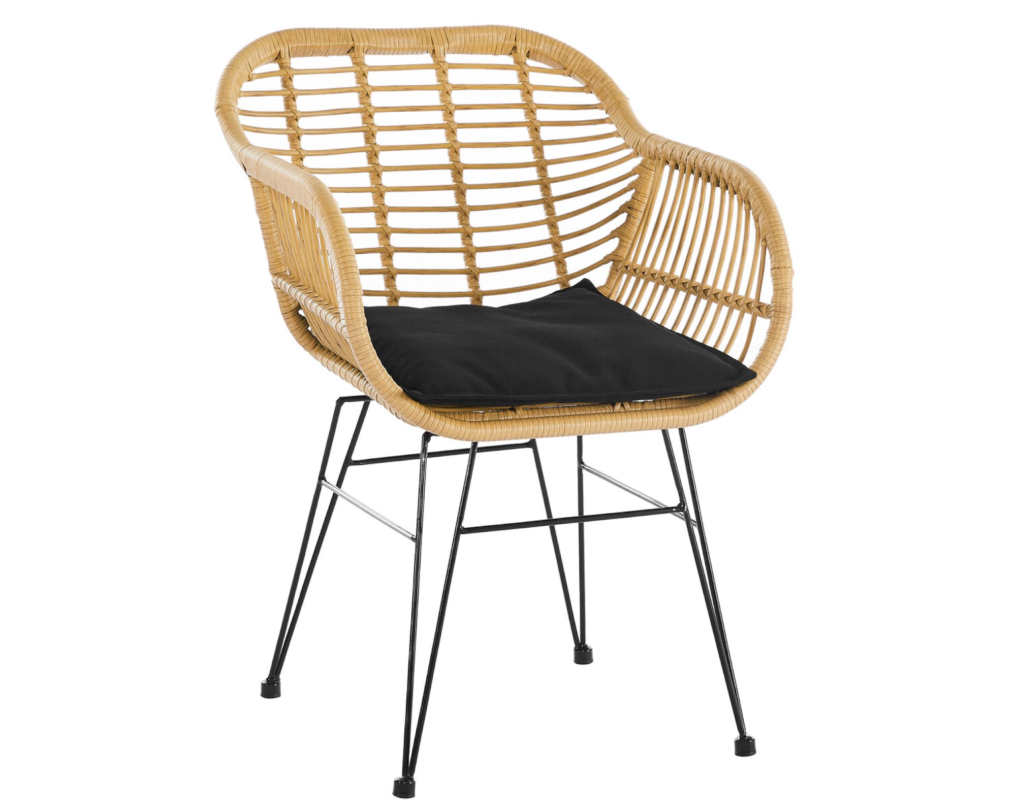 Möbilia »Polar« Gartensessel 2er-Set natur / 58 x 80 x 59 cm