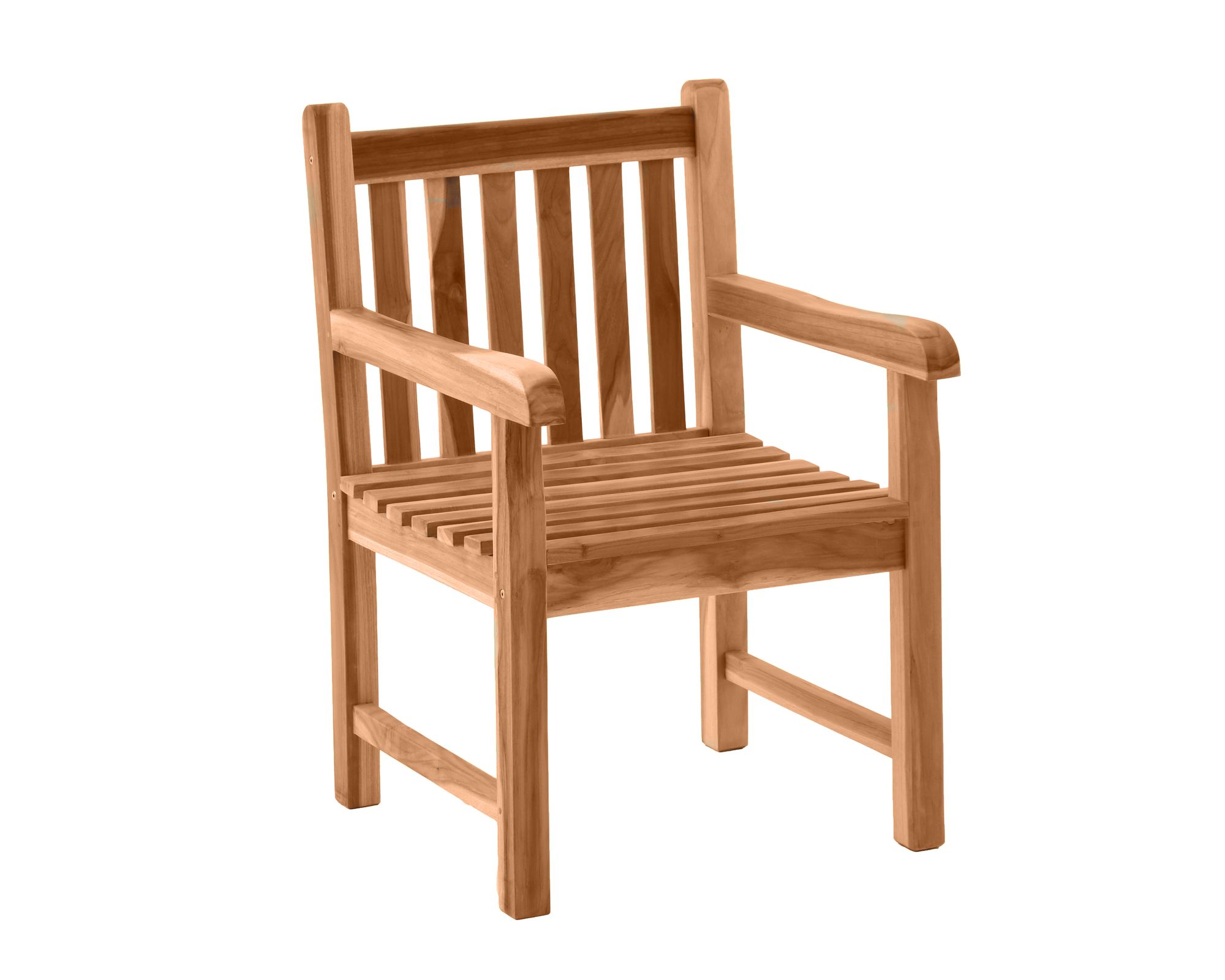 Möbilia »Vintage« Gartensessel Teakholz / 60 x 92 x 63 cm