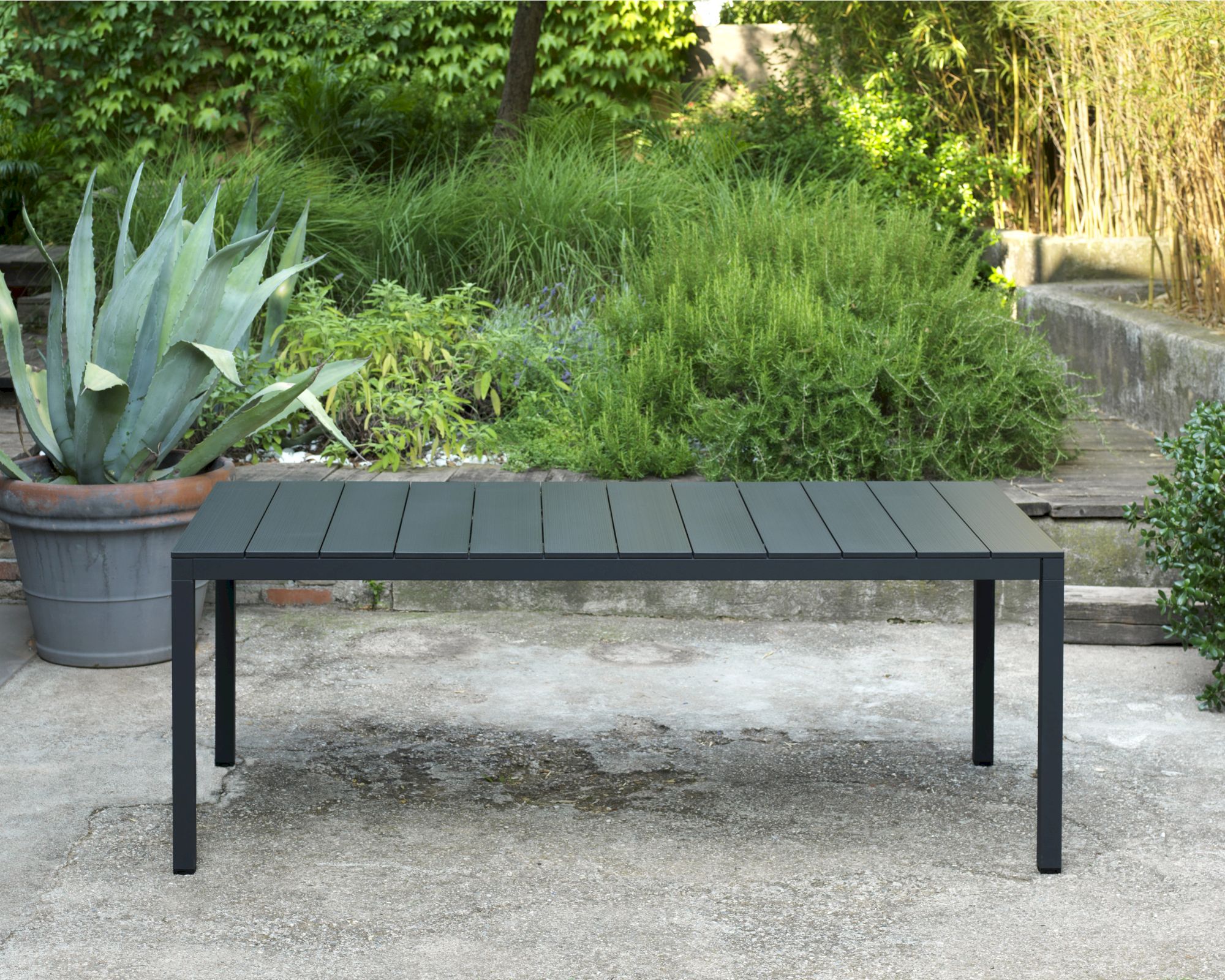 NARDI »Rio« Alu-Garten-Tisch ausziehbar 210 cm / weiss