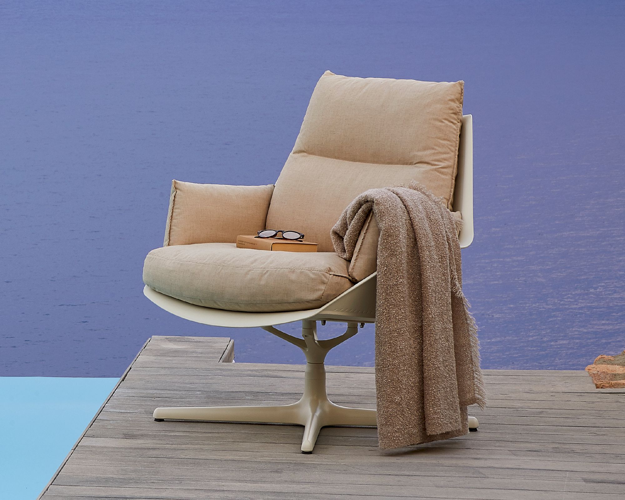 Resol »Anou Toledo« Outdoor Sessel Mint/Green Grey