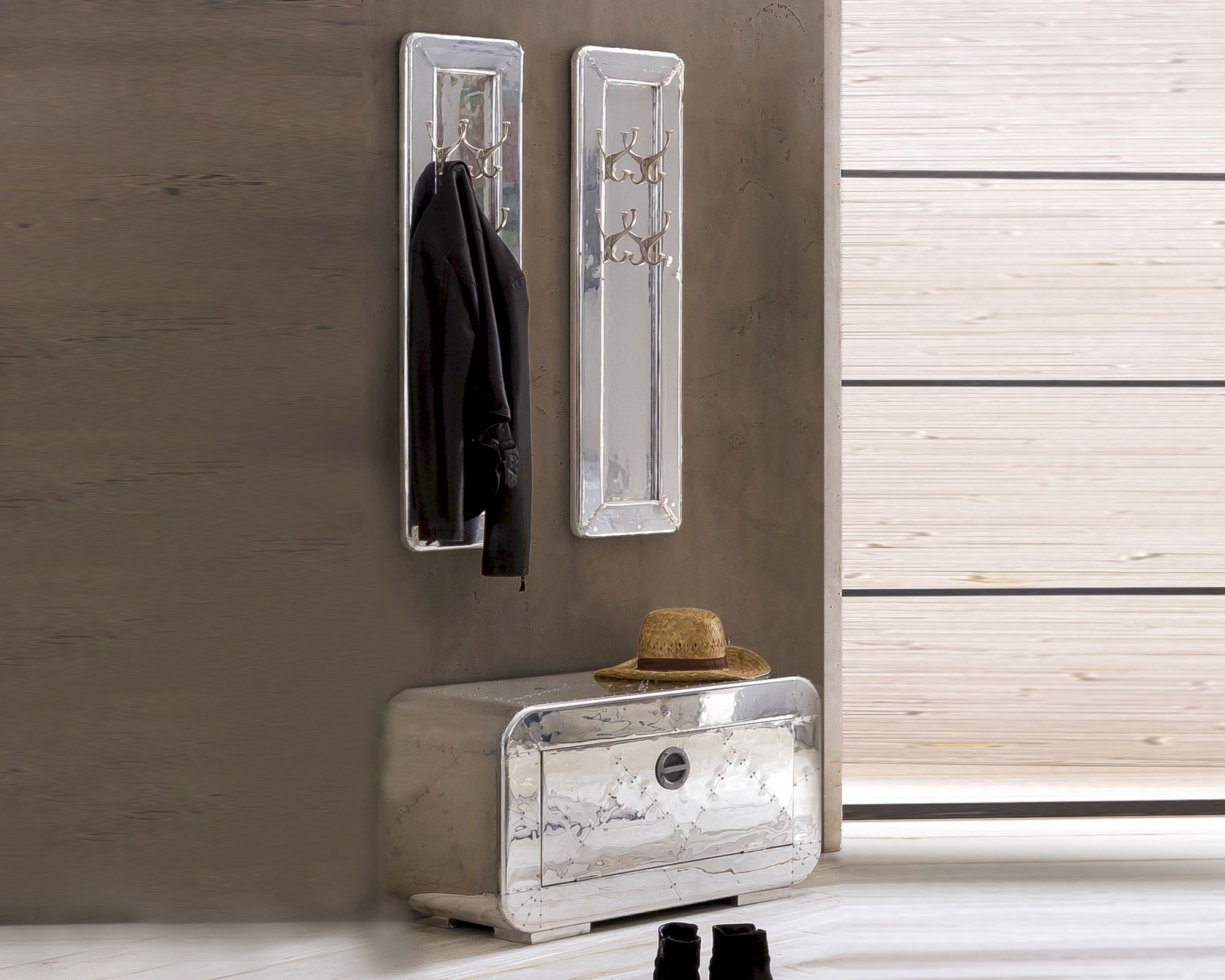 SIT »Airman« Dielen-Set 3-teilig MDF mit Alu beschlagen