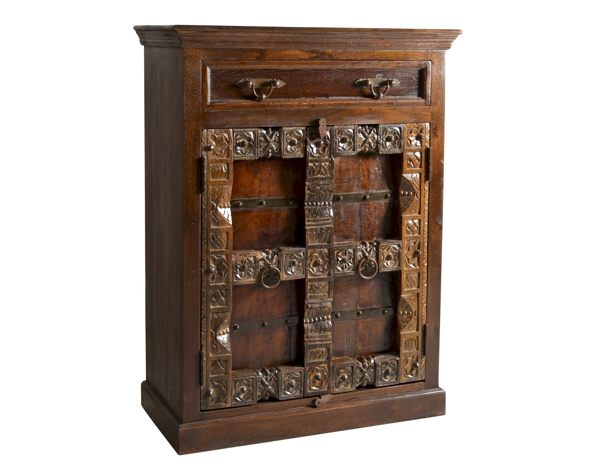 SIT »Almirah« Massivholz Highboard 5169-30 / B 90 x H 120 x T 45 cm
