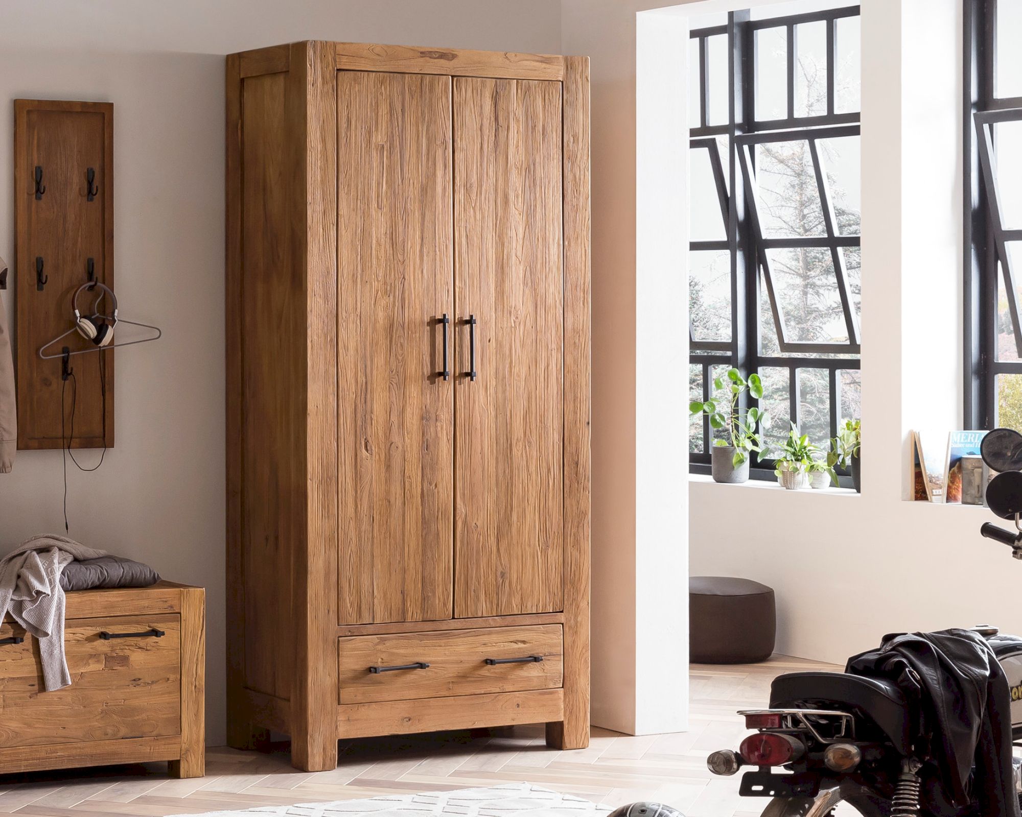 SIT »Banda« Teak Schrank B 100 x H 210 x T 50 cm