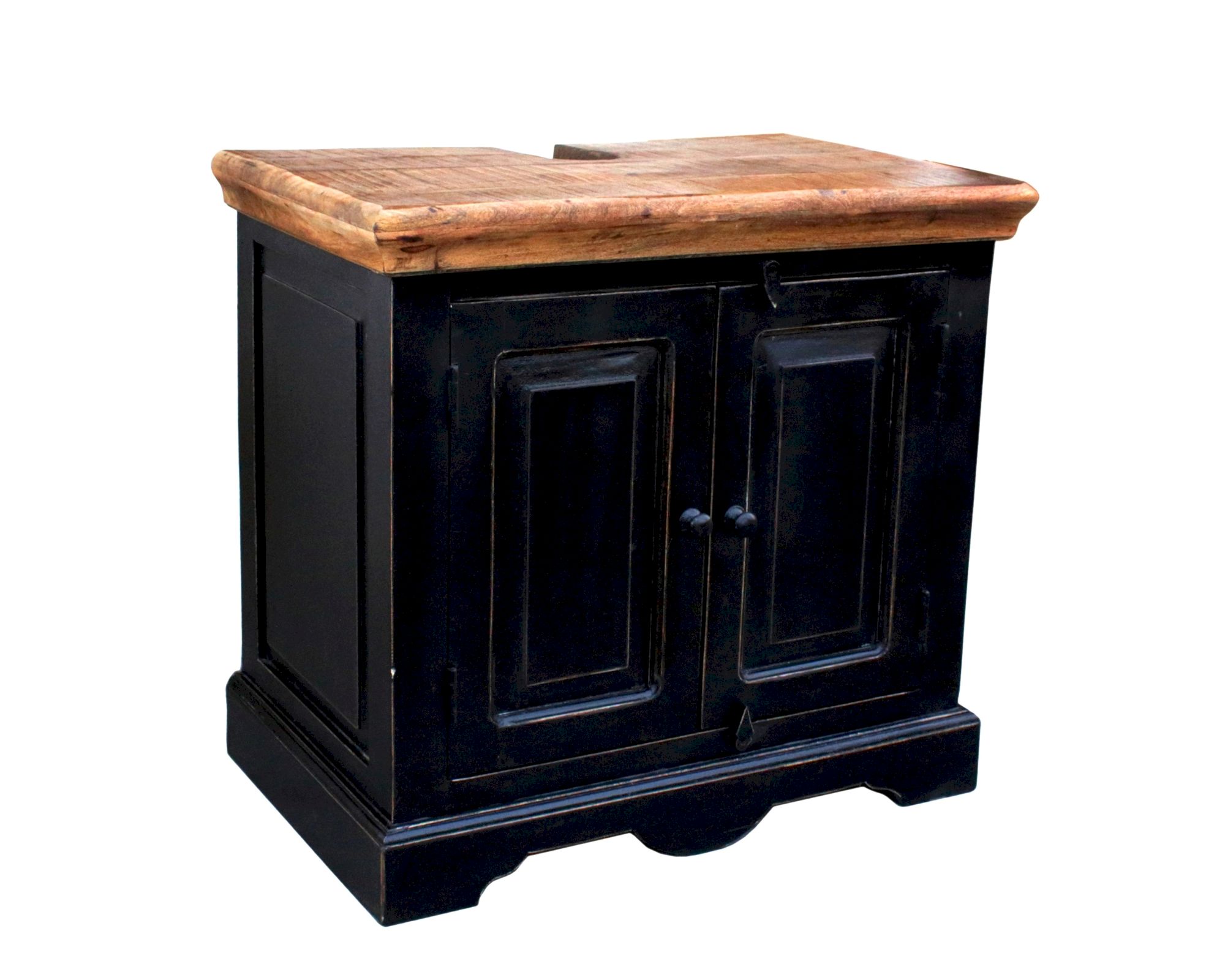 SIT »Corsica« Massivholz Mango Bad-Unterschrank schwarz