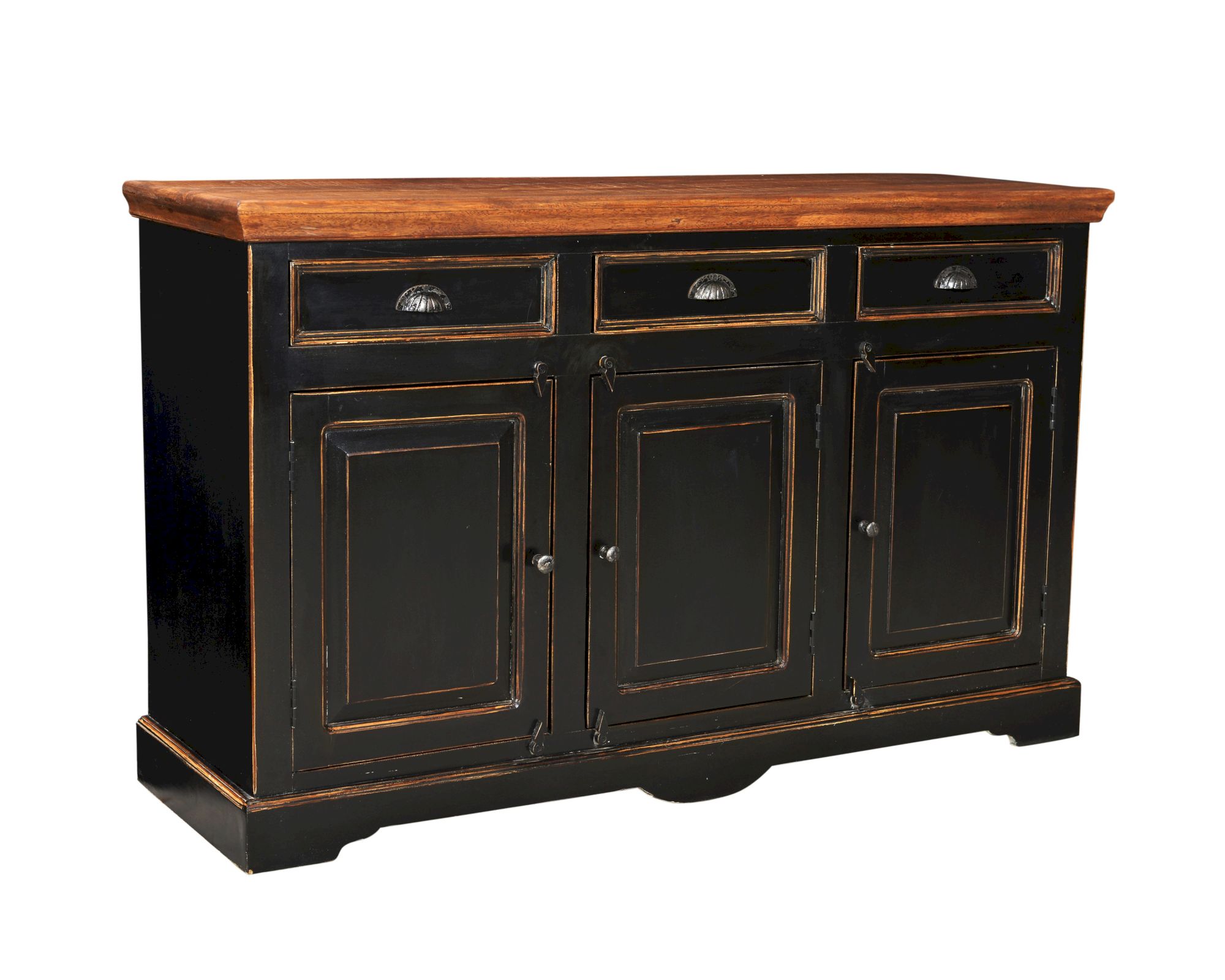 SIT »Corsica« Massivholz Mango Sideboard schwarz