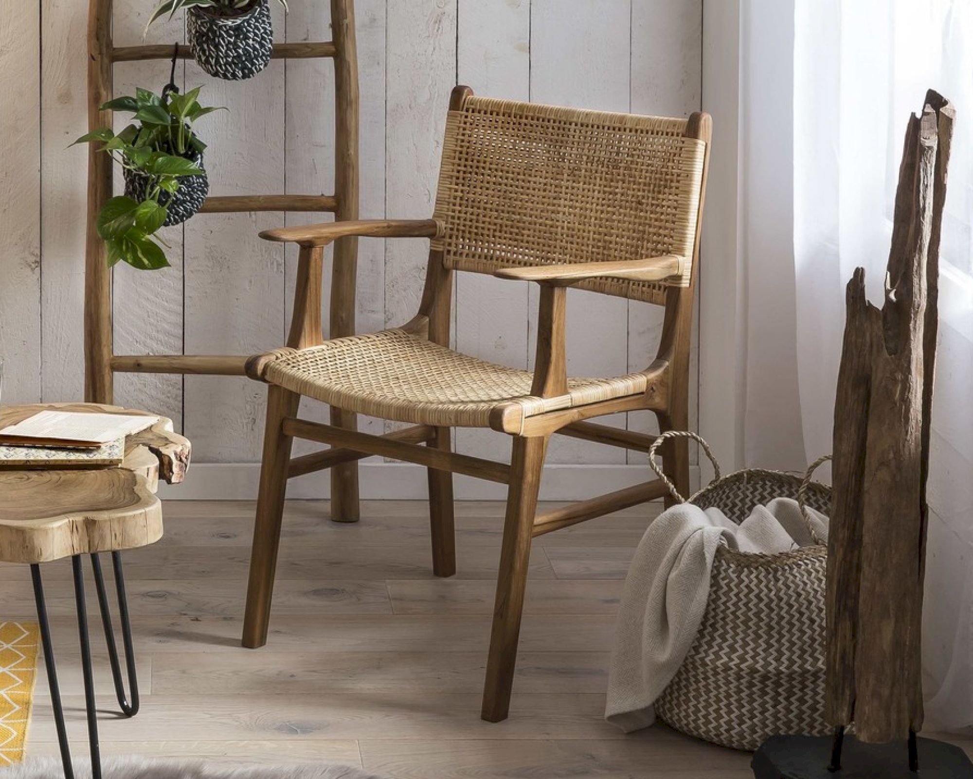SIT »Ivan« Rattan Armlehnstuhl natur