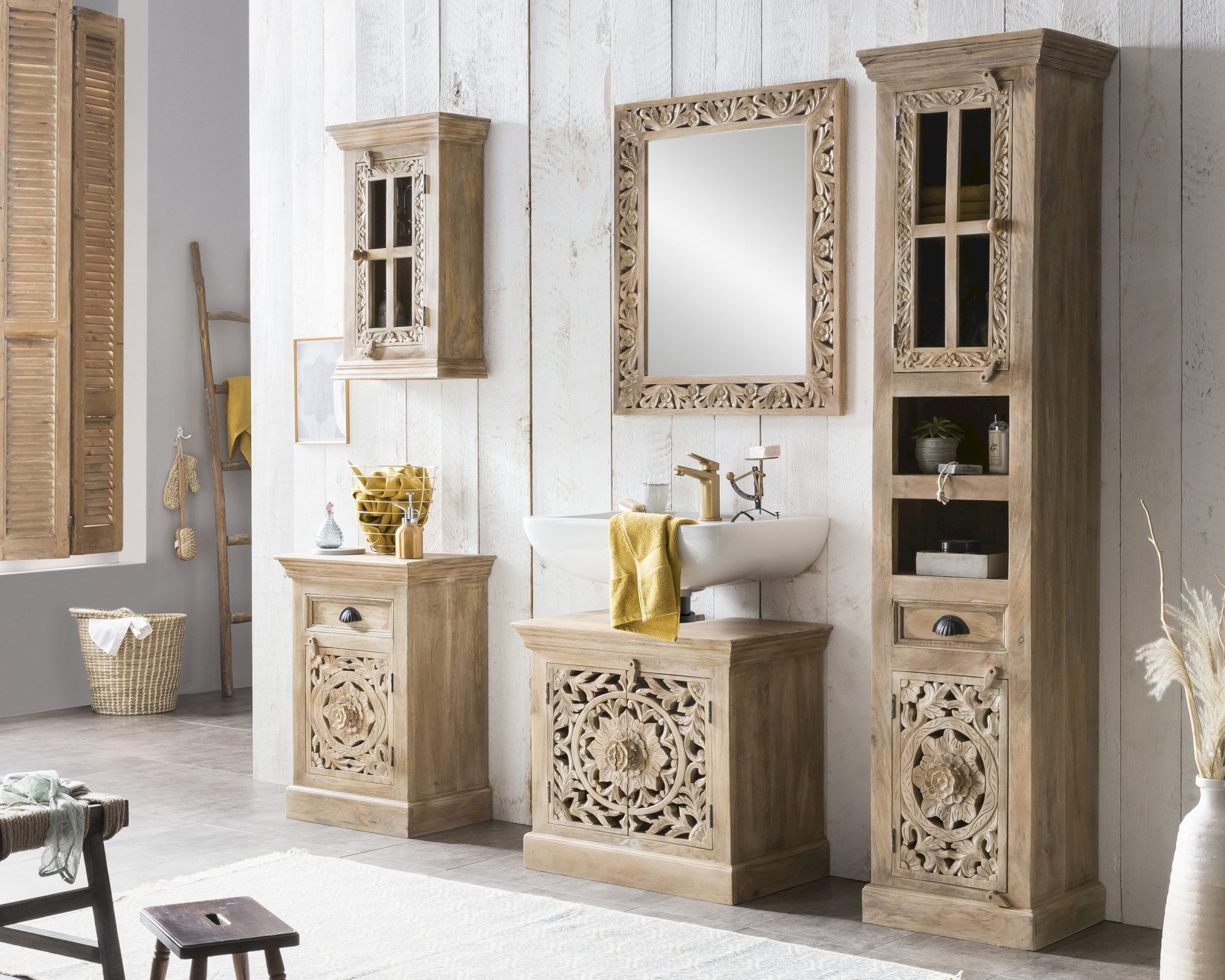 SIT »Lakadee« Bad Set 5-teilig aus Mangoholz