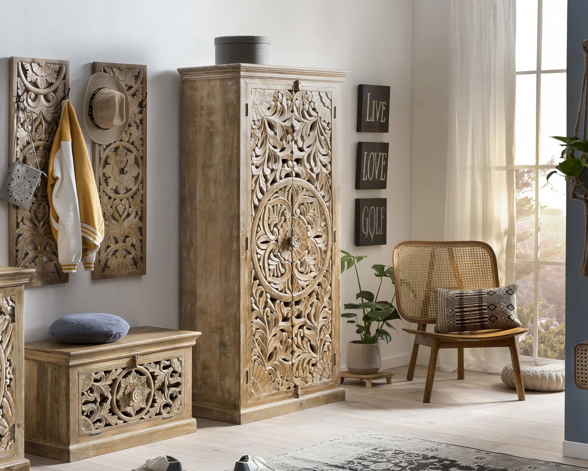 SIT »Lakadee« Dielen Set 4-teilig aus Mangoholz