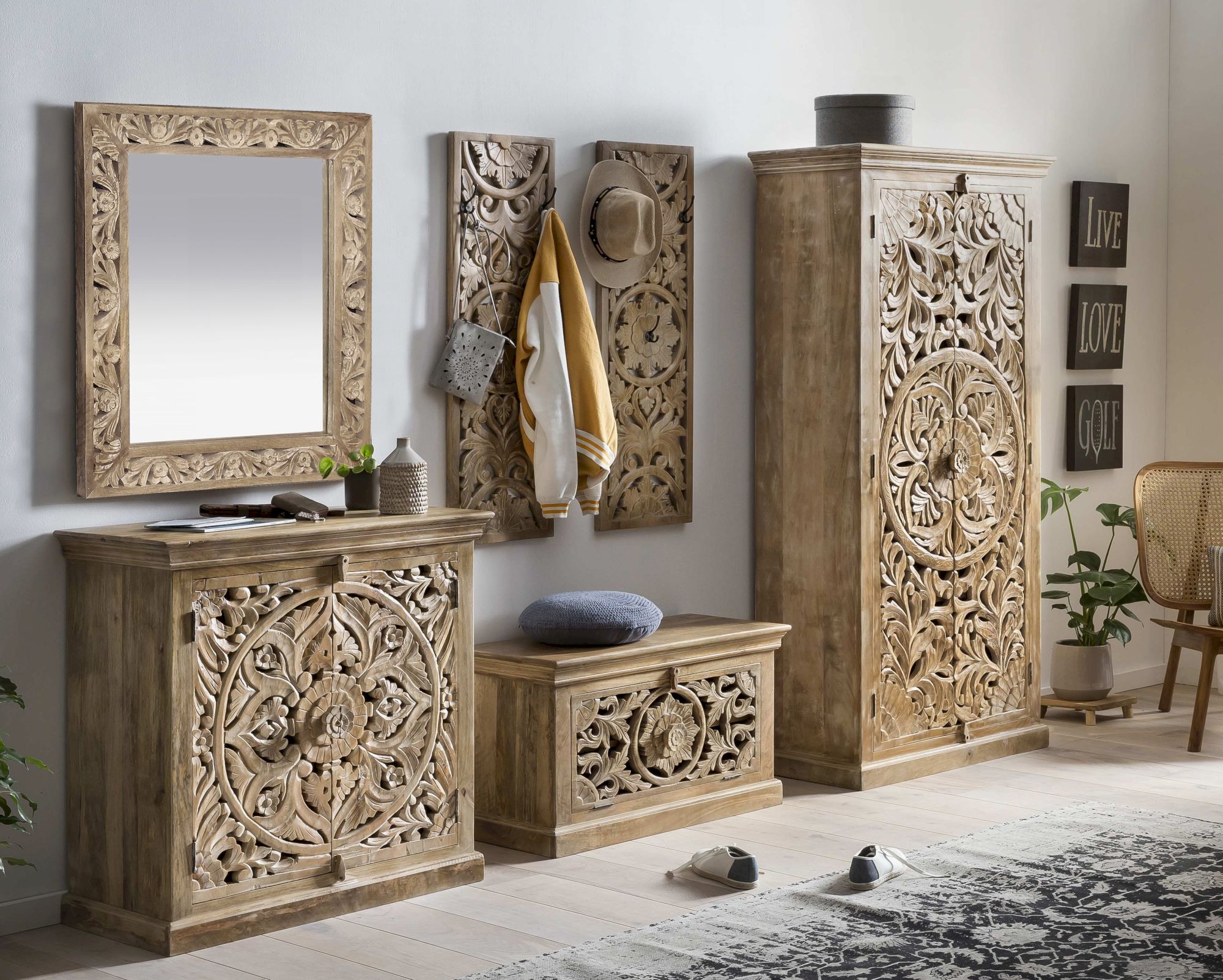SIT »Lakadee« Dielen Set 6-teilig aus Mangoholz