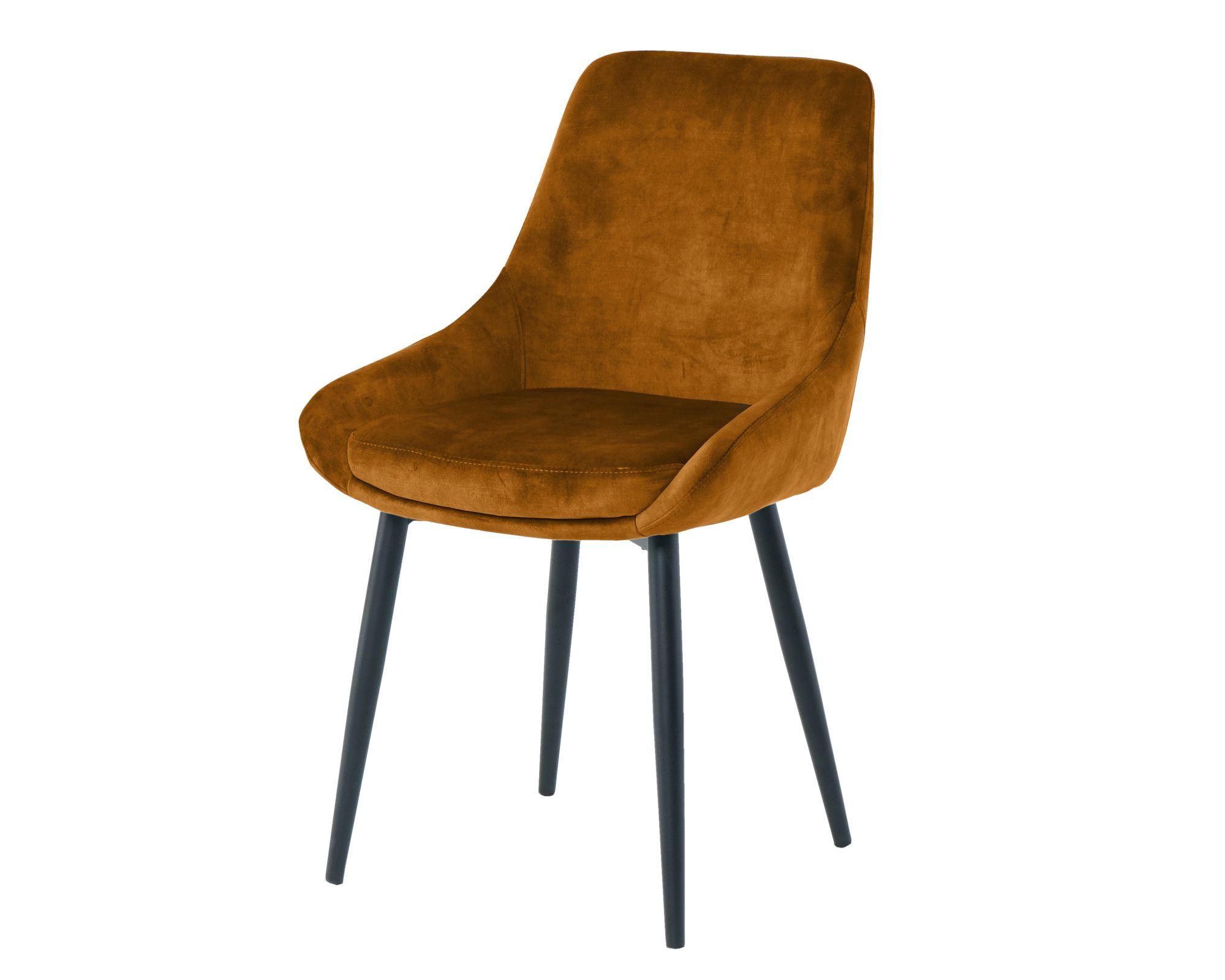 SIT »Linda« Stuhl 2er Samt gelb 48x84x57 cm