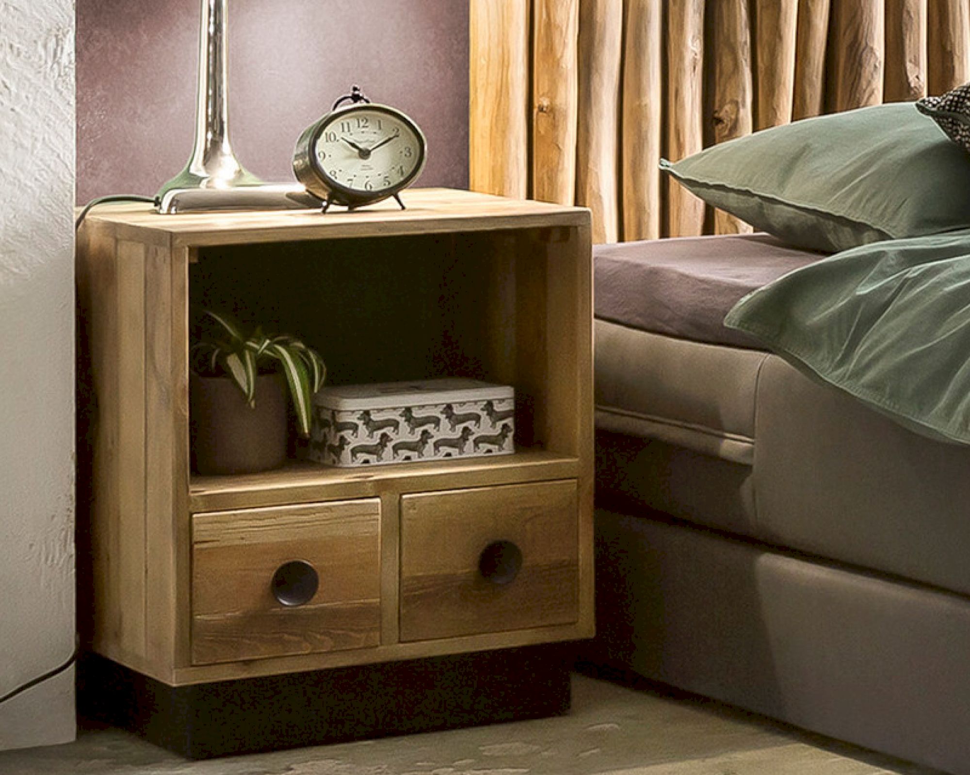 SIT Old Pine »Meerut« Nachtkommode Pinienholz / 130x48x35 cm