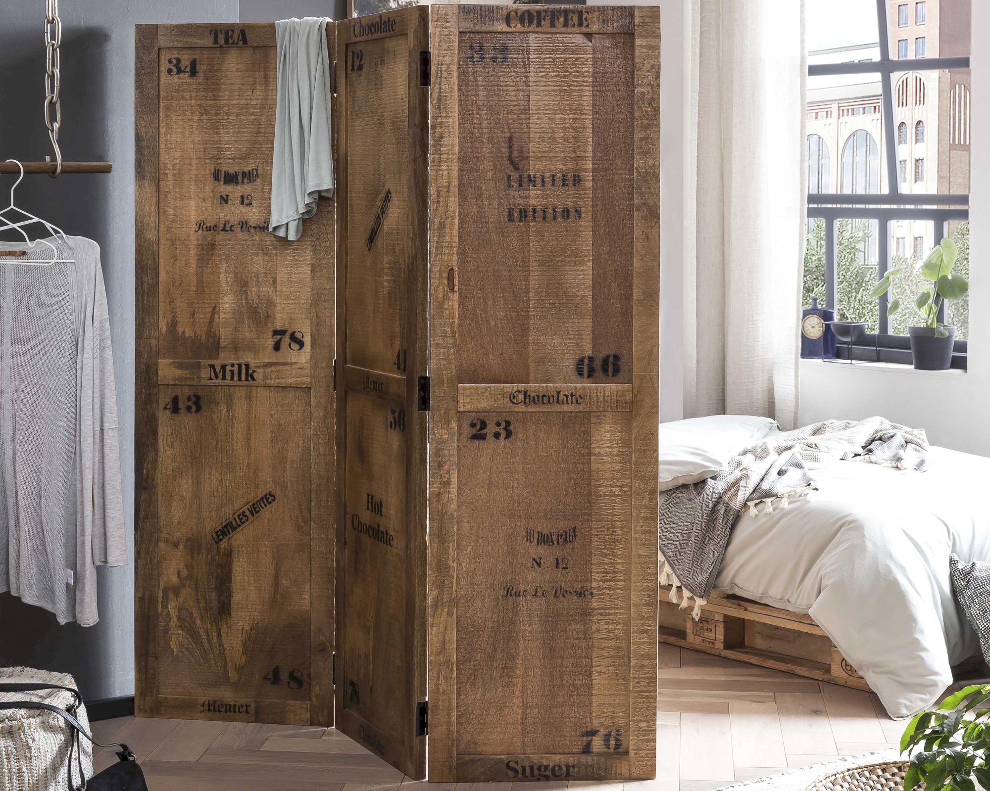 SIT Rustic »Freddi« Paravent 150x170x3 cm